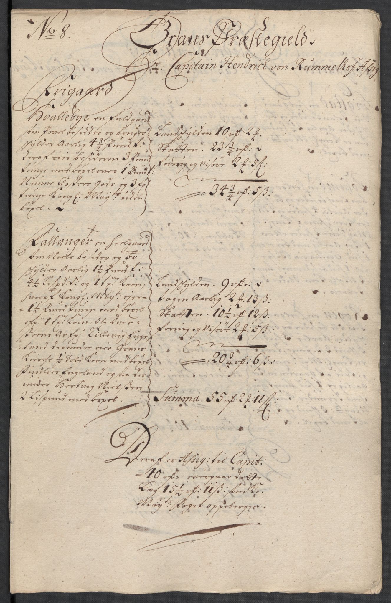 Rentekammeret inntil 1814, Reviderte regnskaper, Fogderegnskap, RA/EA-4092/R18/L1305: Fogderegnskap Hadeland, Toten og Valdres, 1707-1708, p. 294