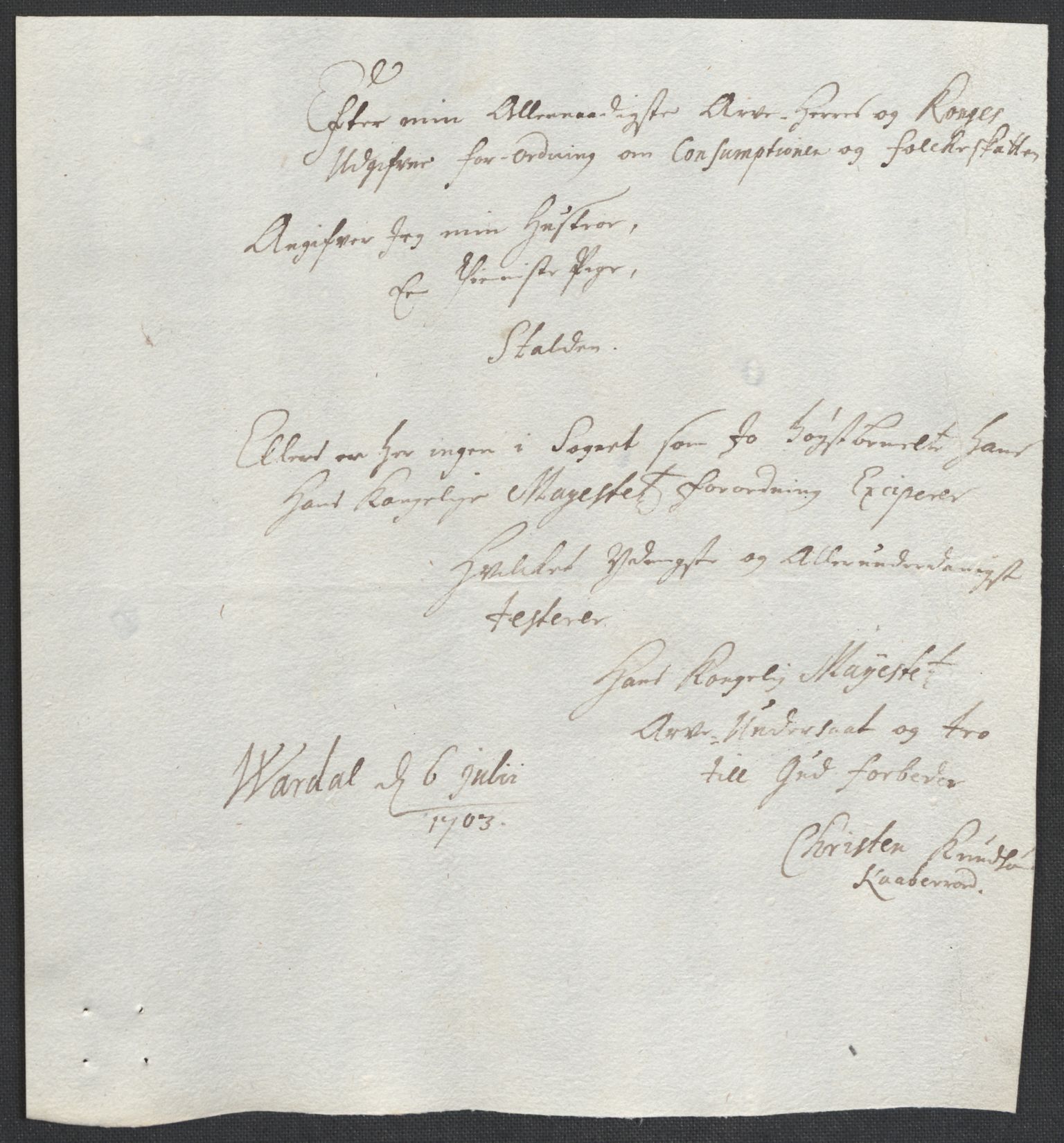 Rentekammeret inntil 1814, Reviderte regnskaper, Fogderegnskap, AV/RA-EA-4092/R18/L1301: Fogderegnskap Hadeland, Toten og Valdres, 1703, p. 120