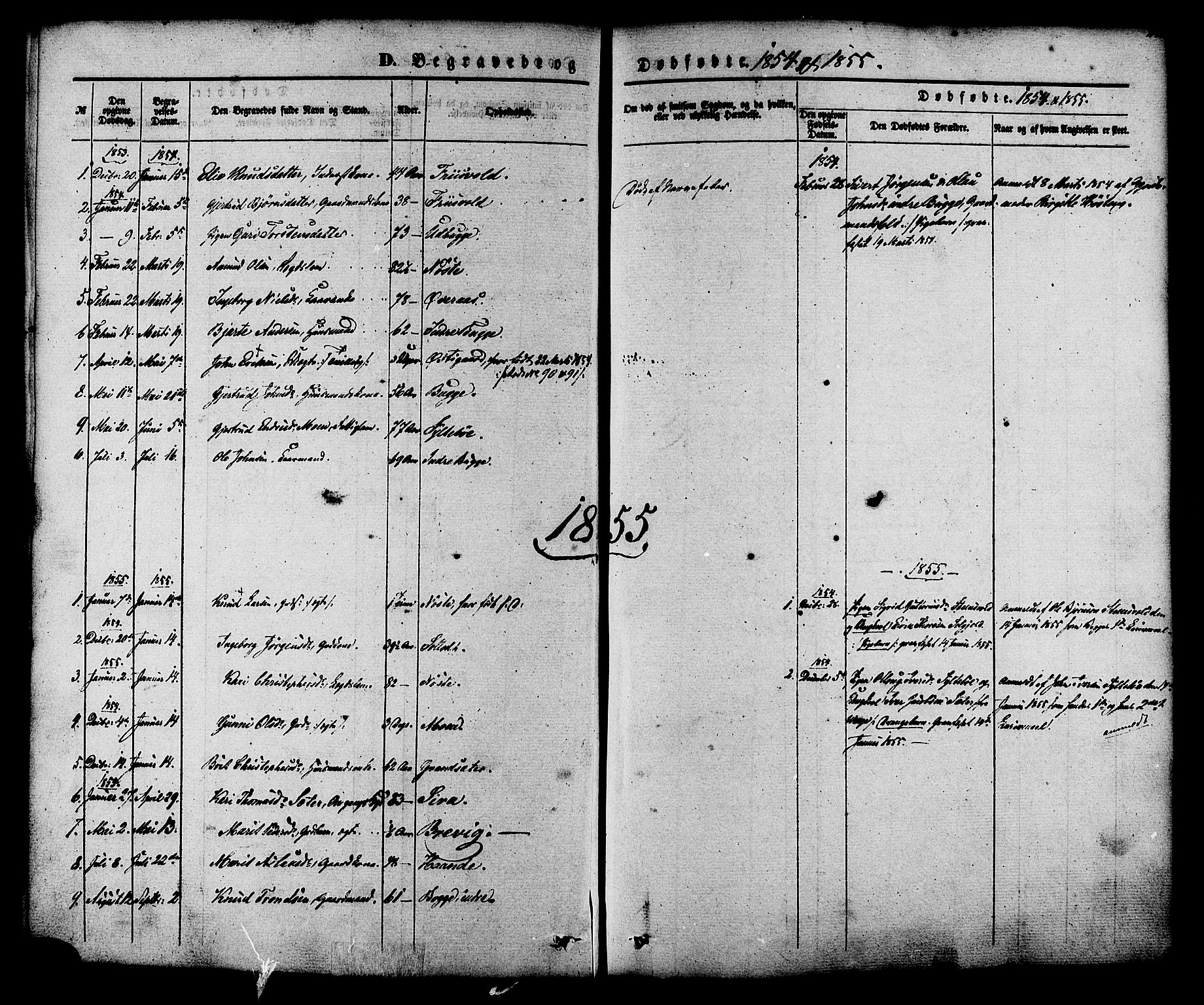 Ministerialprotokoller, klokkerbøker og fødselsregistre - Møre og Romsdal, AV/SAT-A-1454/552/L0637: Parish register (official) no. 552A01, 1845-1879, p. 242