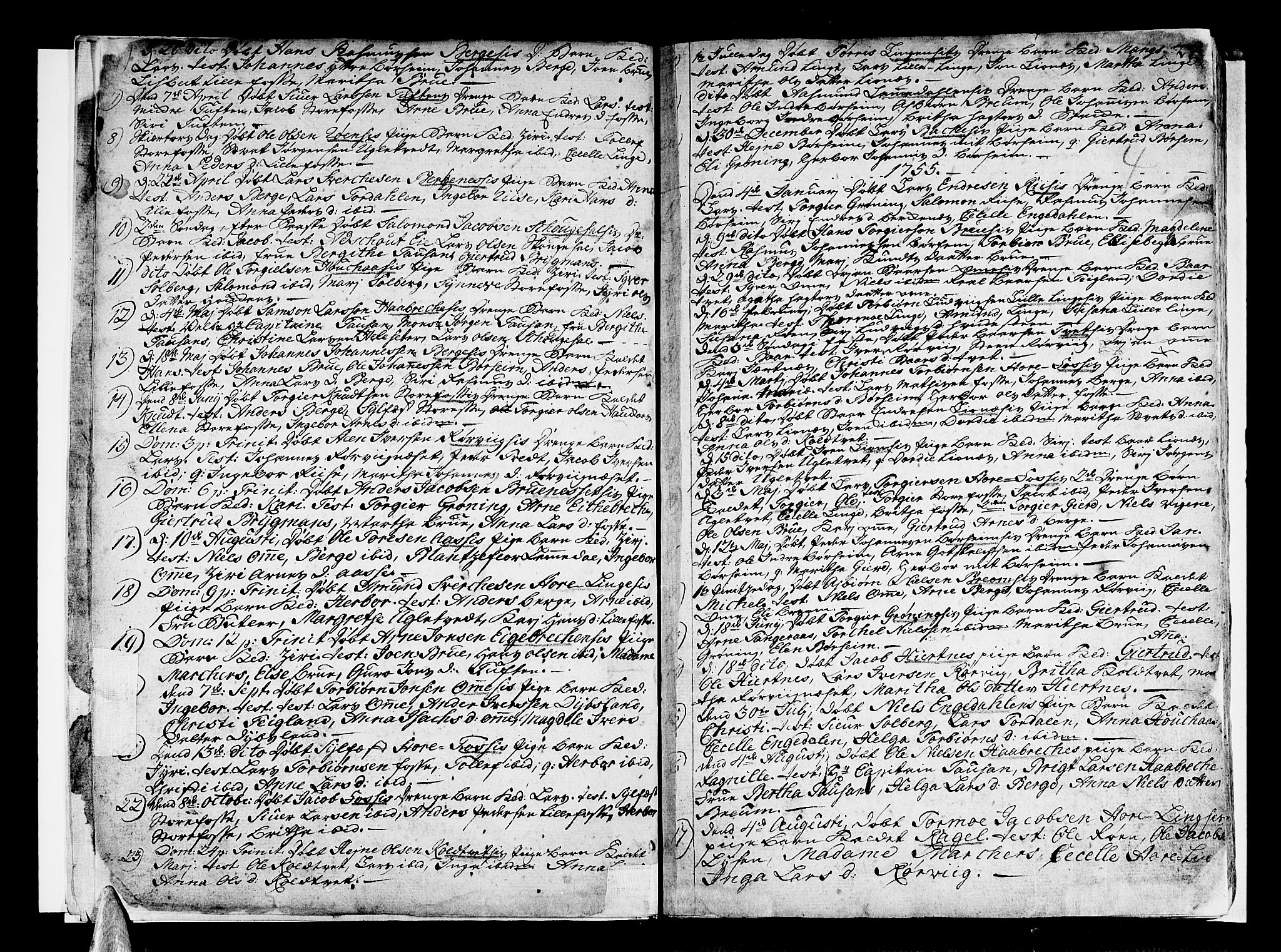 Strandebarm sokneprestembete, SAB/A-78401/H/Haa: Parish register (official) no. A 3 /1, 1750-1787, p. 4