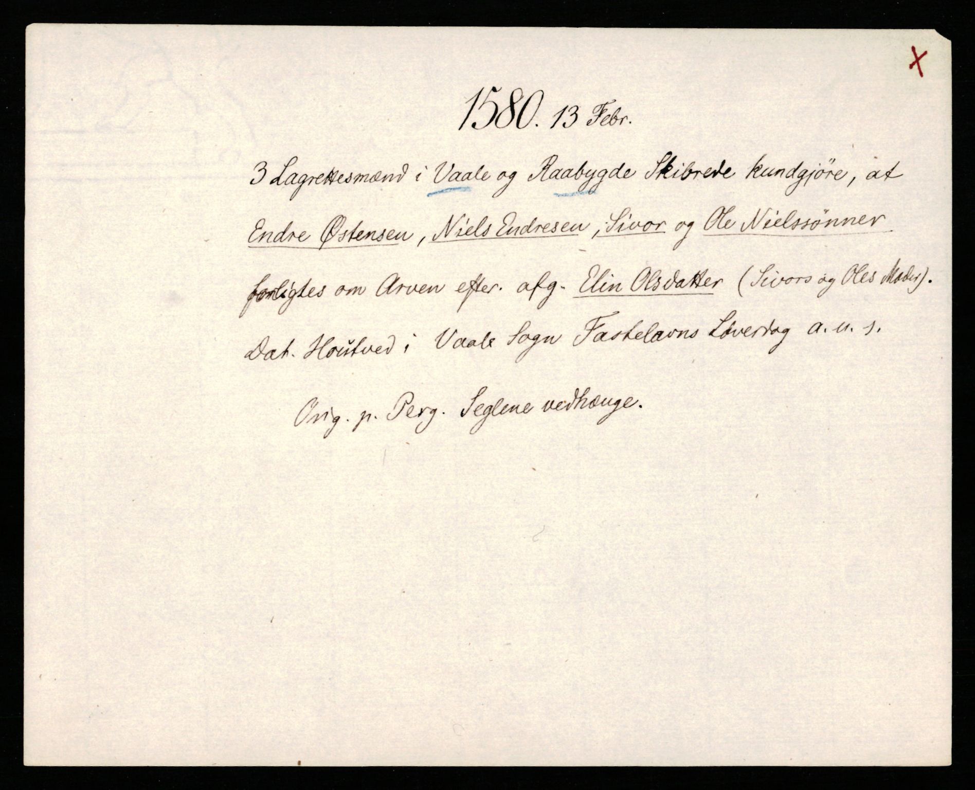 Riksarkivets diplomsamling, AV/RA-EA-5965/F35/F35b/L0002: Riksarkivets diplomer, seddelregister, 1567-1583, p. 507