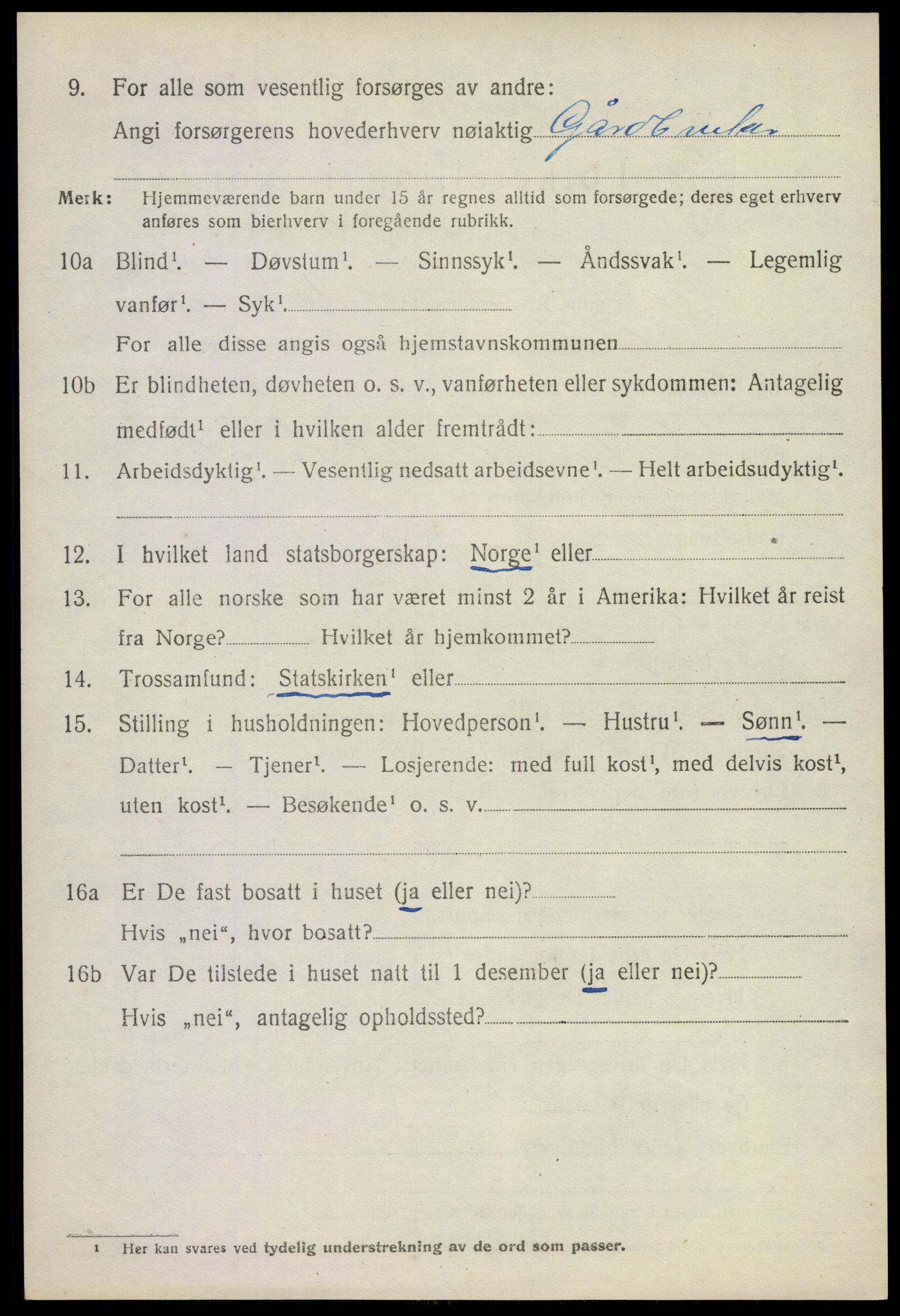 SAKO, 1920 census for Andebu, 1920, p. 6039