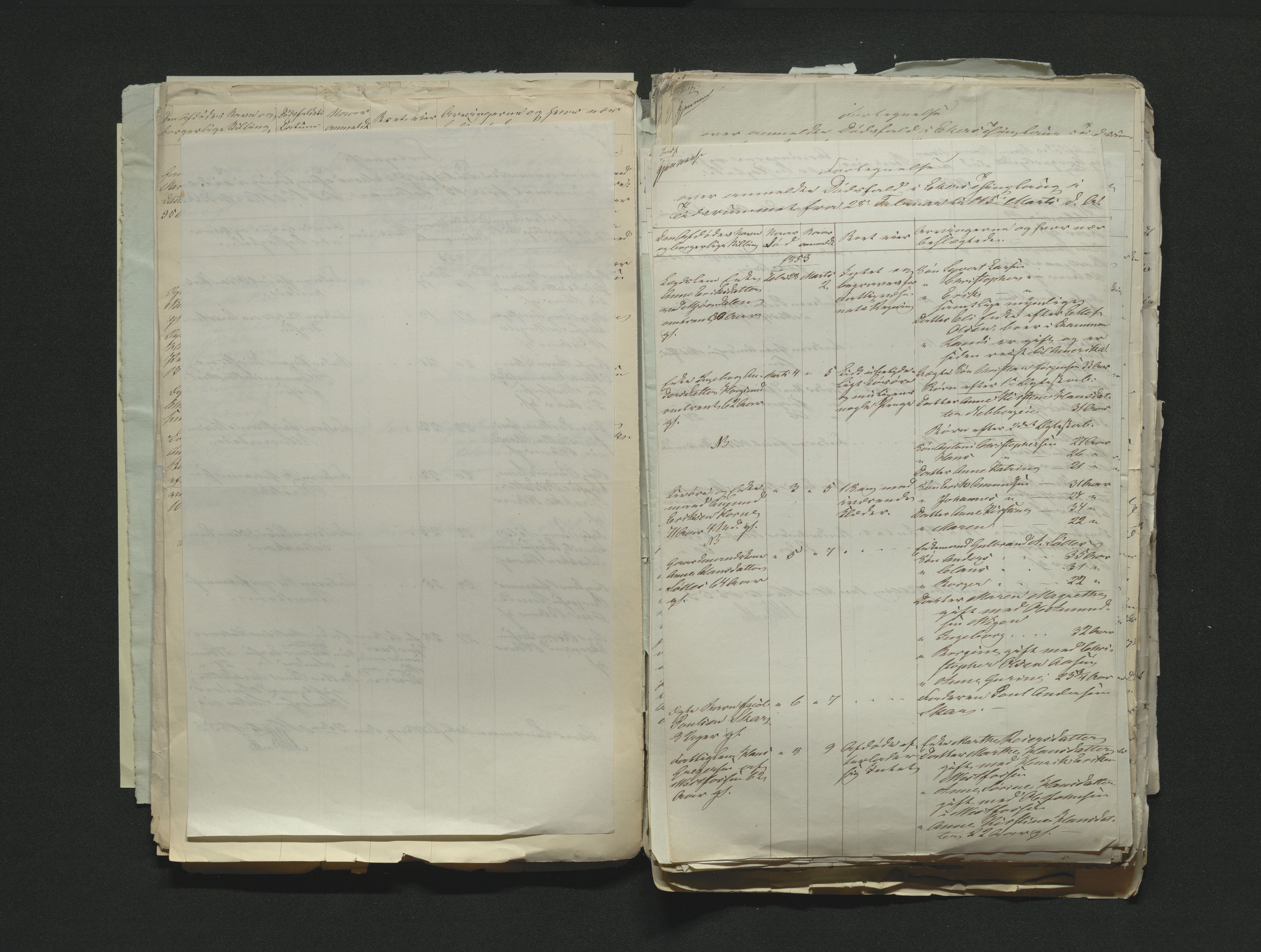 Eiker, Modum og Sigdal sorenskriveri, AV/SAKO-A-123/H/Ha/Hab/L0008: Dødsfallsmeldinger, 1850-1853