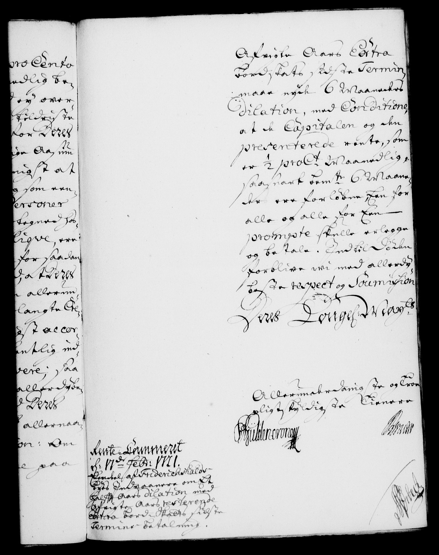 Rentekammeret, Kammerkanselliet, AV/RA-EA-3111/G/Gf/Gfa/L0004: Norsk relasjons- og resolusjonsprotokoll (merket RK 52.4), 1721, p. 334