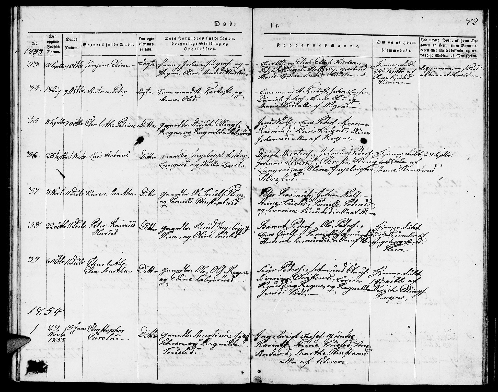 Ministerialprotokoller, klokkerbøker og fødselsregistre - Møre og Romsdal, AV/SAT-A-1454/536/L0507: Parish register (copy) no. 536C02, 1839-1859, p. 72