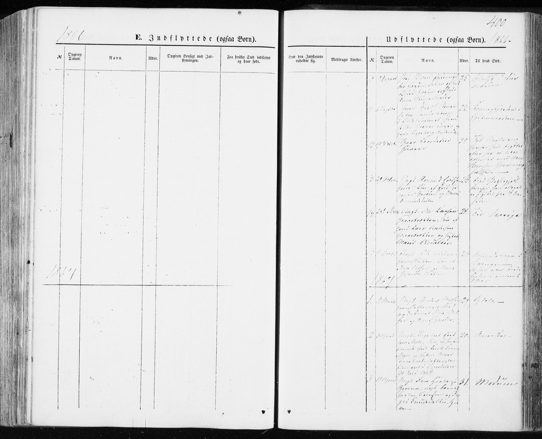 Ministerialprotokoller, klokkerbøker og fødselsregistre - Møre og Romsdal, SAT/A-1454/590/L1013: Parish register (official) no. 590A05, 1847-1877, p. 400
