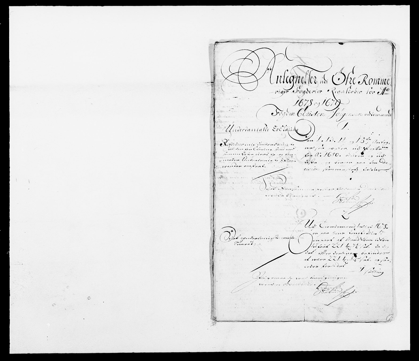 Rentekammeret inntil 1814, Reviderte regnskaper, Fogderegnskap, RA/EA-4092/R12/L0694: Fogderegnskap Øvre Romerike, 1678-1679, p. 266