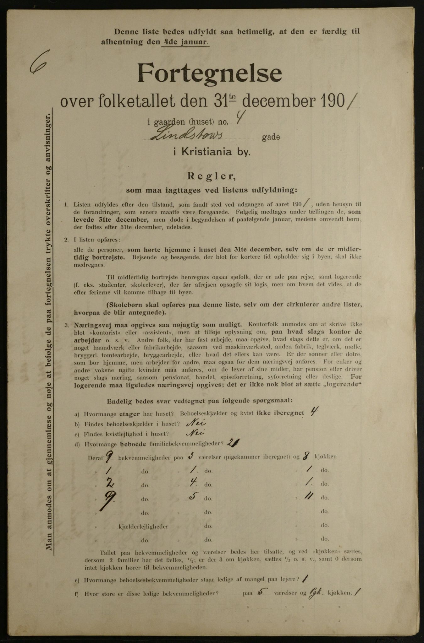 OBA, Municipal Census 1901 for Kristiania, 1901, p. 8927