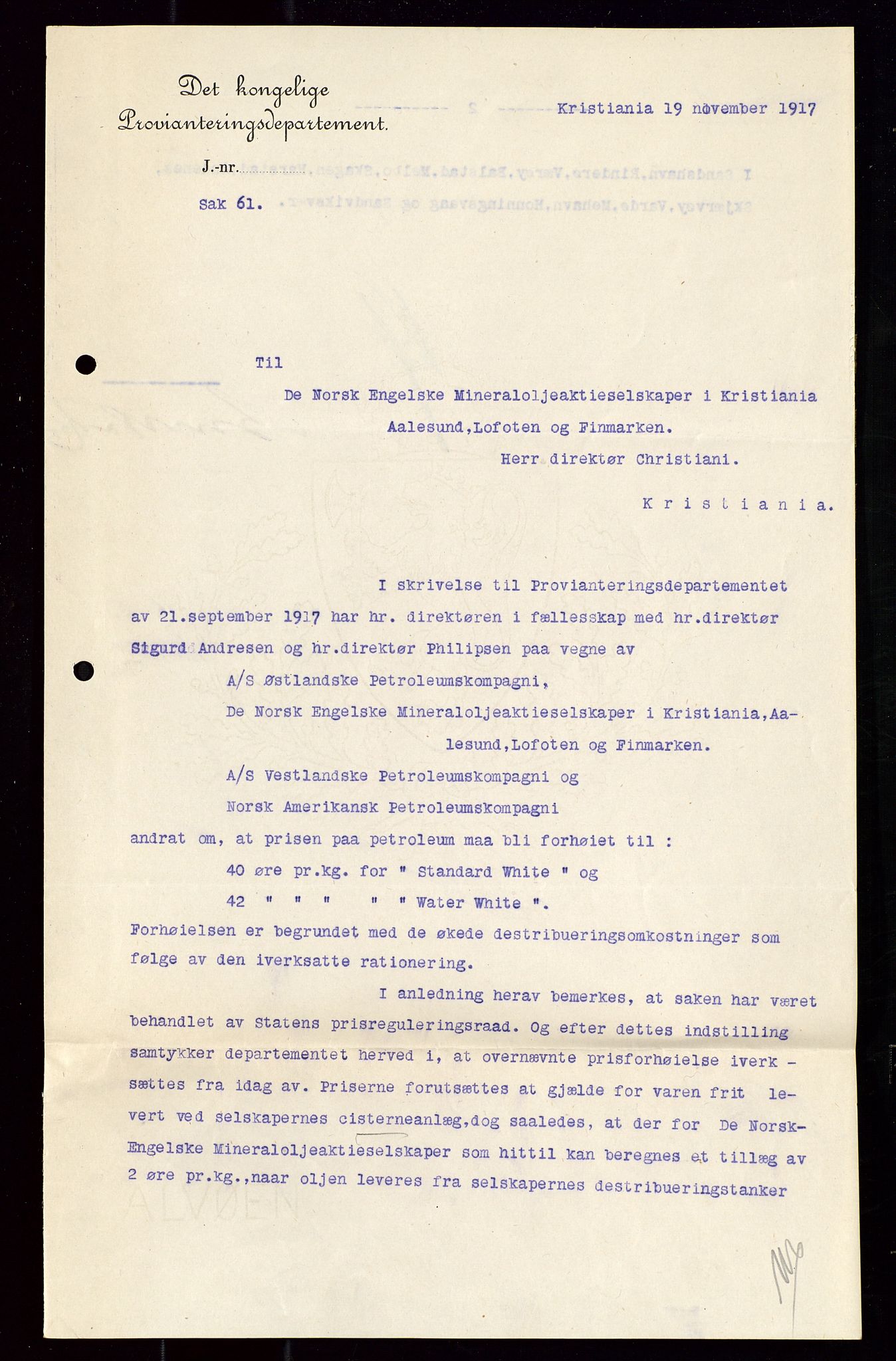 Pa 1521 - A/S Norske Shell, SAST/A-101915/E/Ea/Eaa/L0020: Sjefskorrespondanse, 1917, p. 21