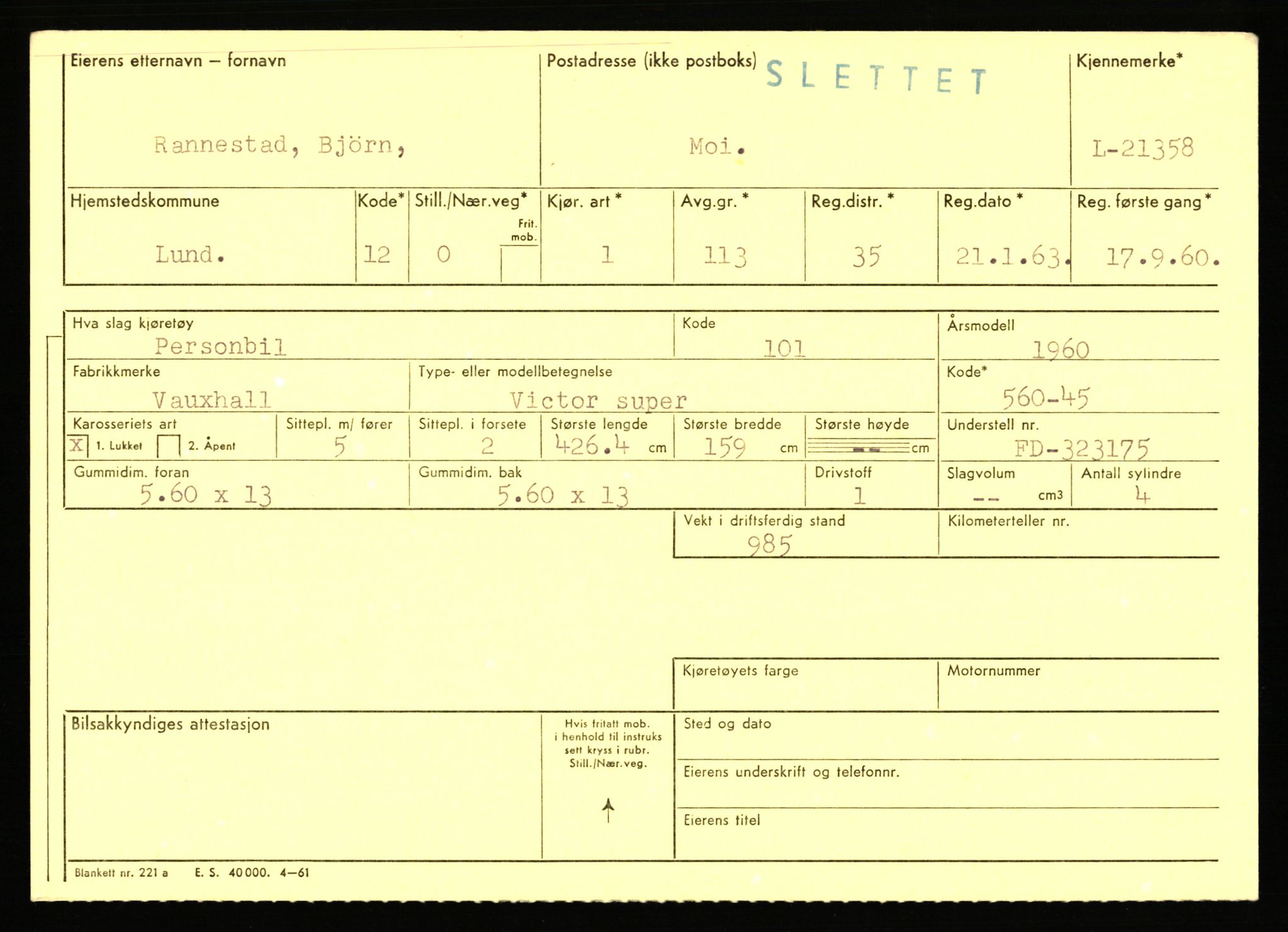 Stavanger trafikkstasjon, AV/SAST-A-101942/0/F/L0037: L-20500 - L-21499, 1930-1971, p. 2083