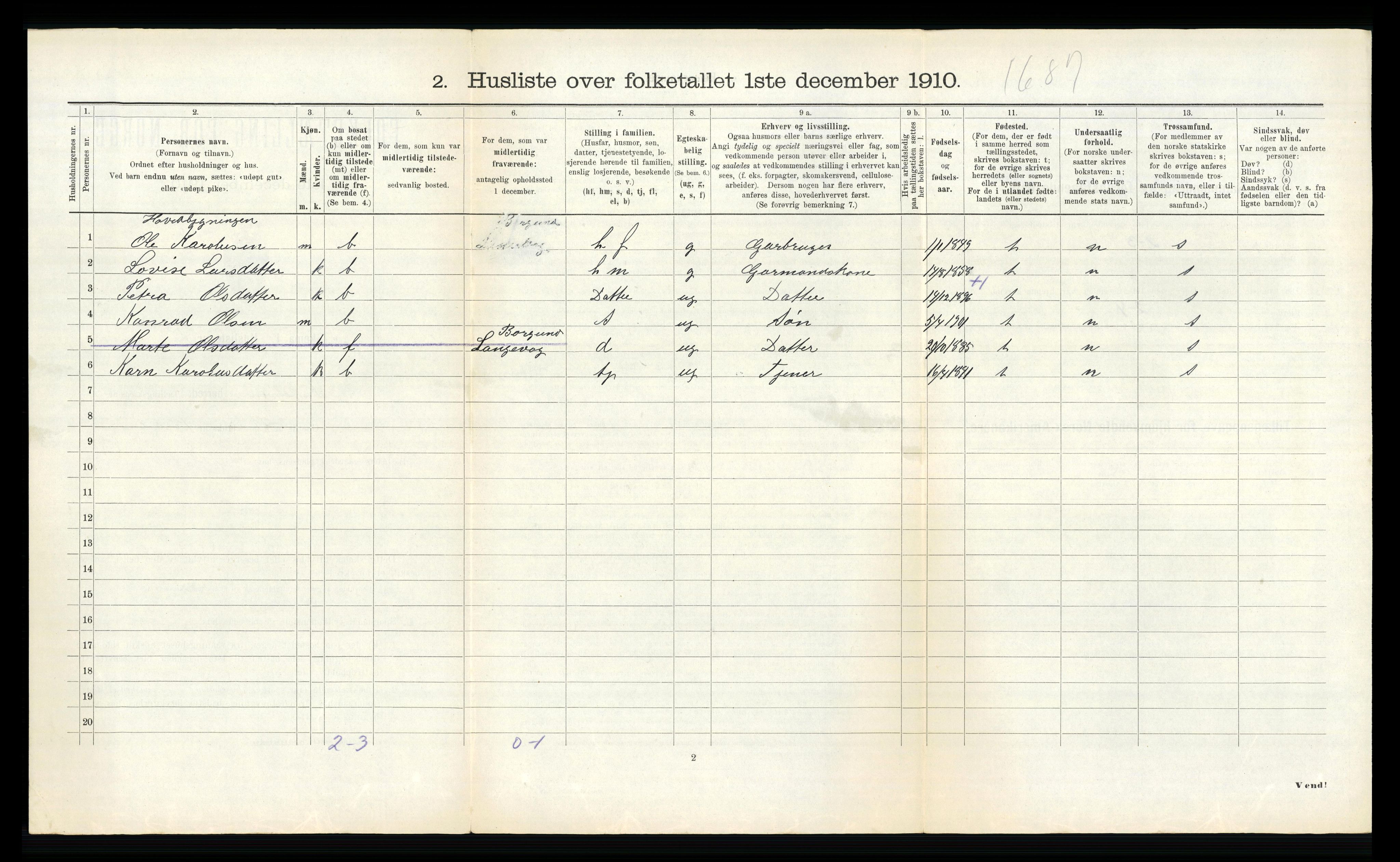 RA, 1910 census for Sykkylven, 1910, p. 634