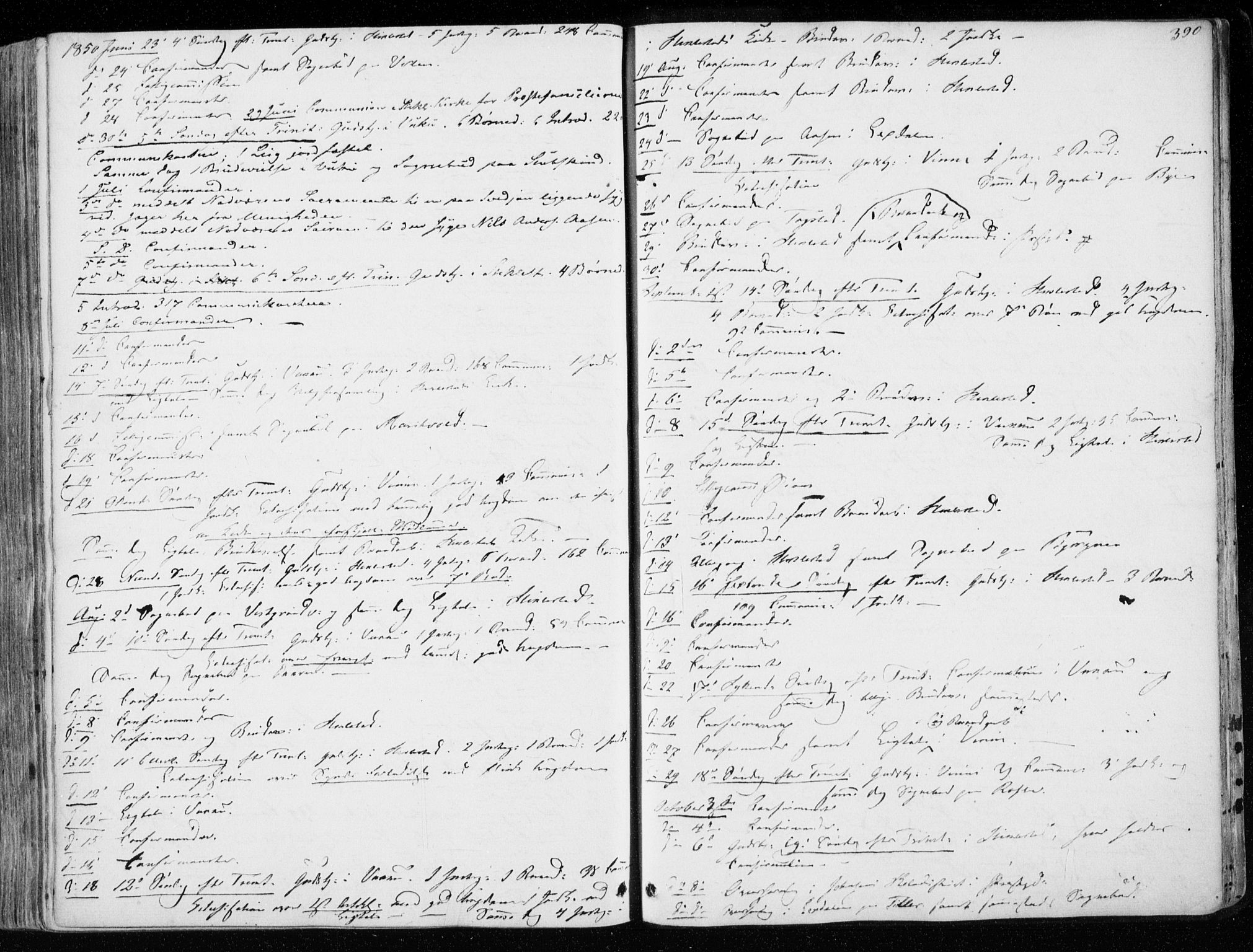 Ministerialprotokoller, klokkerbøker og fødselsregistre - Nord-Trøndelag, SAT/A-1458/723/L0239: Parish register (official) no. 723A08, 1841-1851, p. 390