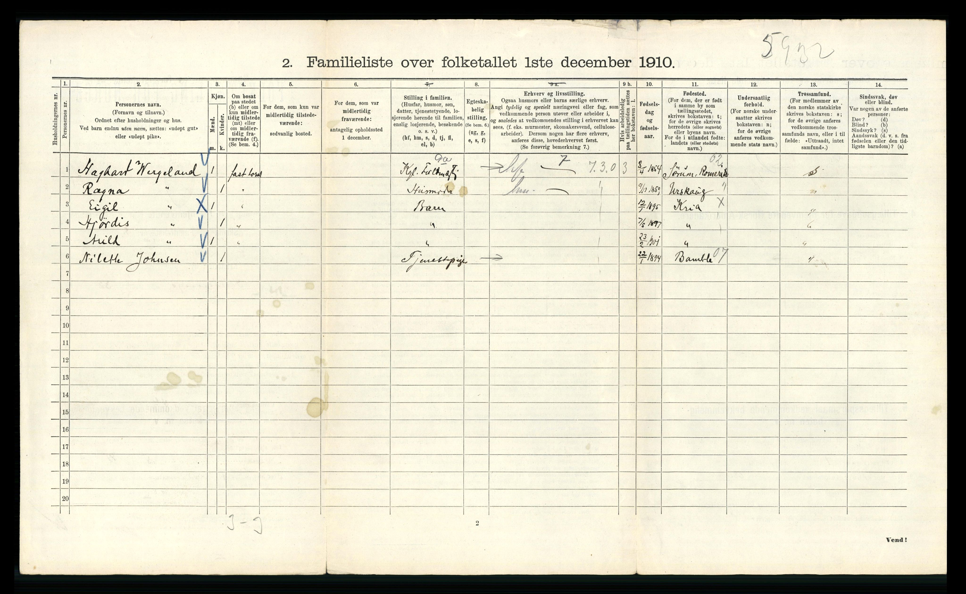 RA, 1910 census for Kristiania, 1910, p. 89528