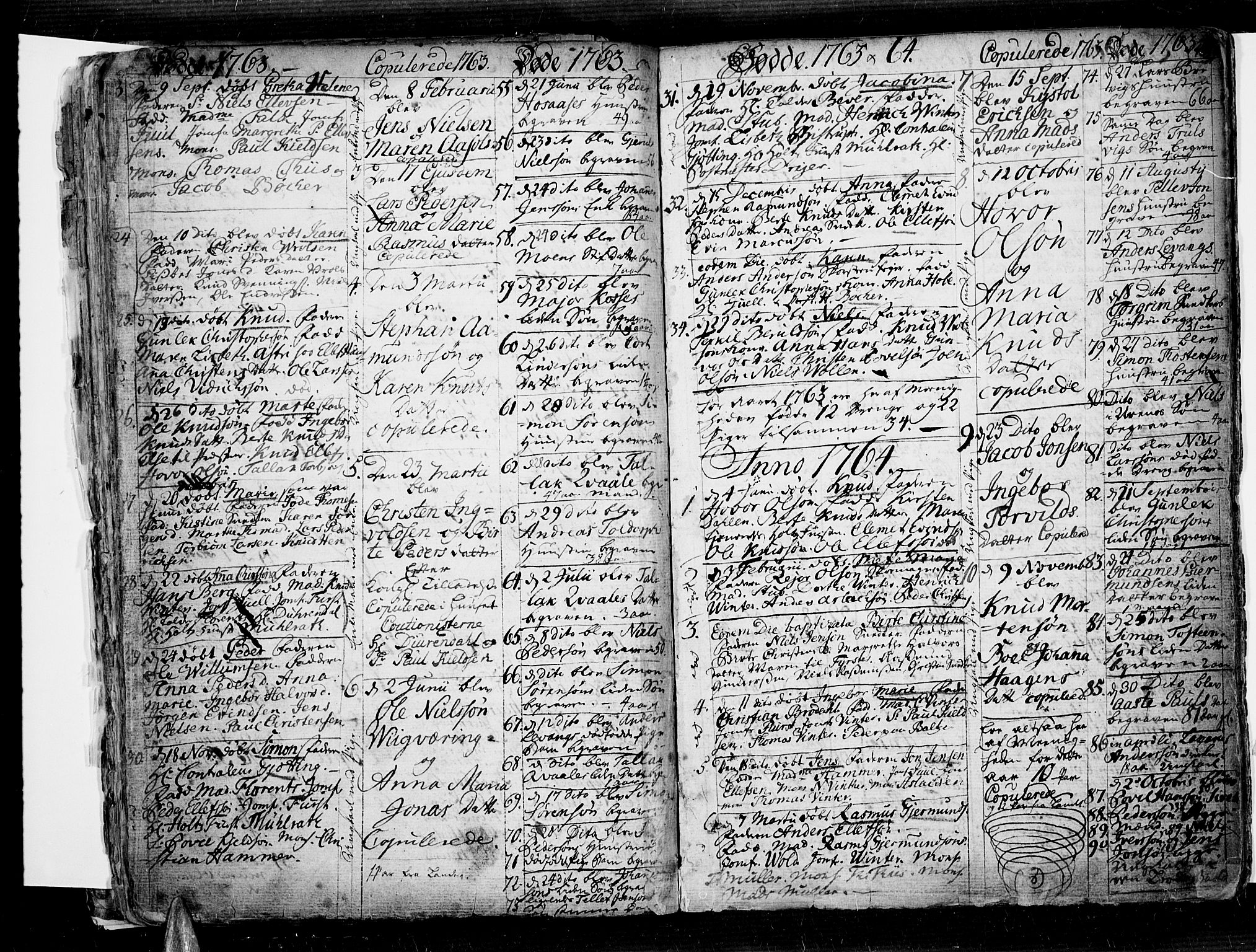 Risør sokneprestkontor, SAK/1111-0035/F/Fb/L0002: Parish register (copy) no. B 2, 1747-1812, p. 48