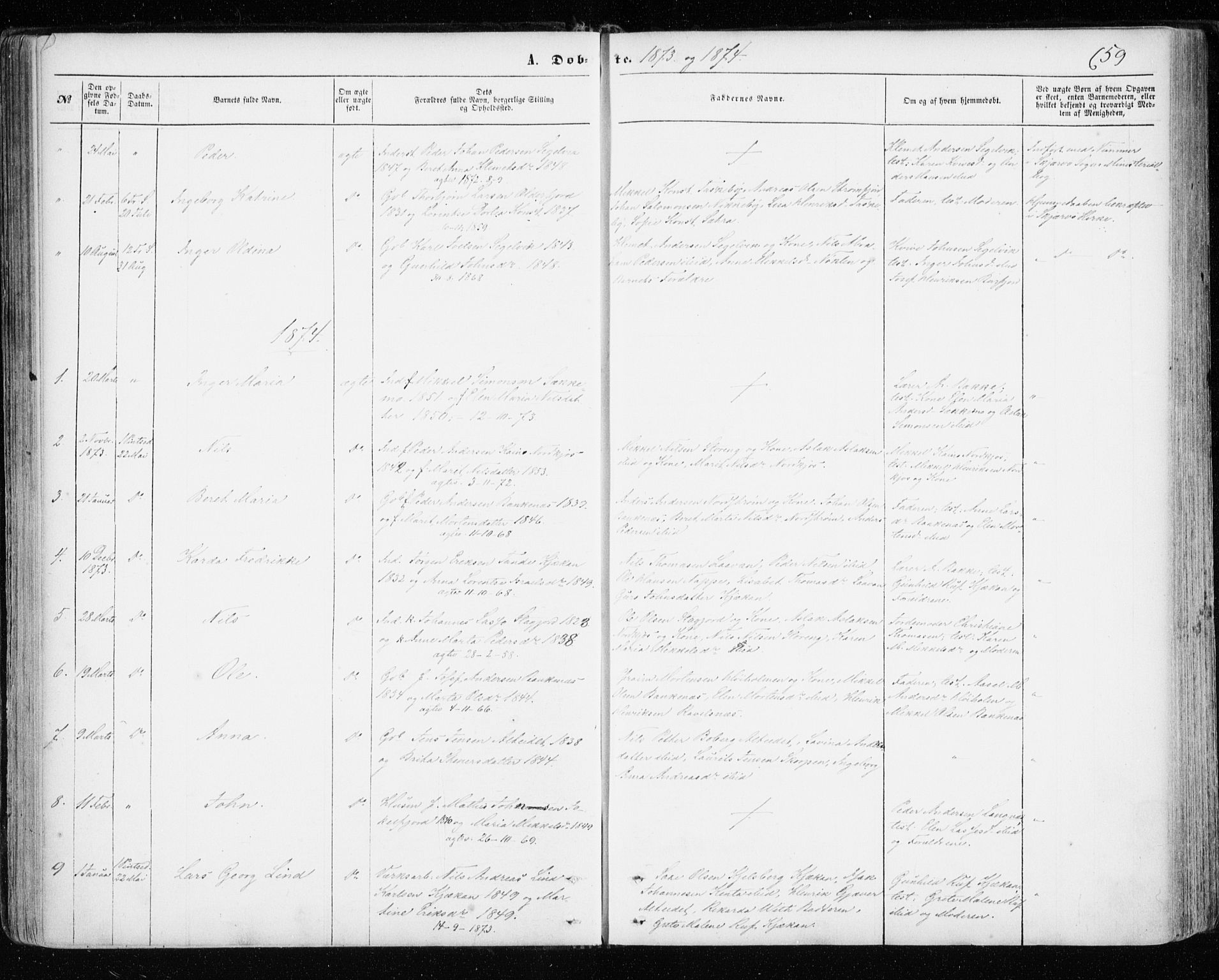 Skjervøy sokneprestkontor, SATØ/S-1300/H/Ha/Haa/L0011kirke: Parish register (official) no. 11, 1861-1877, p. 59