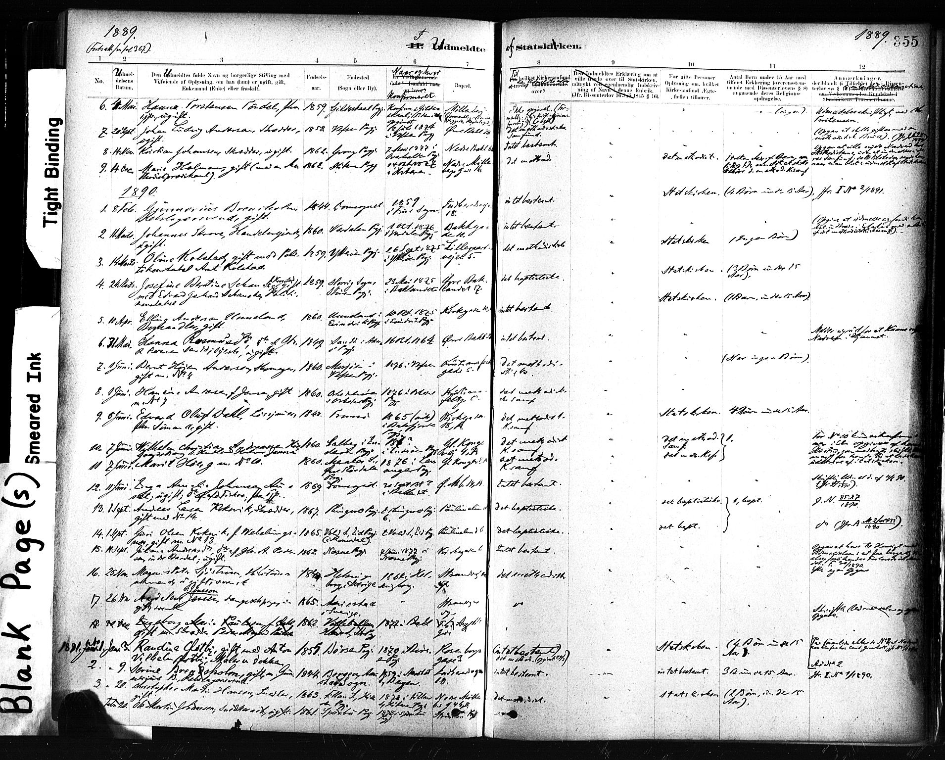 Ministerialprotokoller, klokkerbøker og fødselsregistre - Sør-Trøndelag, SAT/A-1456/604/L0189: Parish register (official) no. 604A10, 1878-1892, p. 355