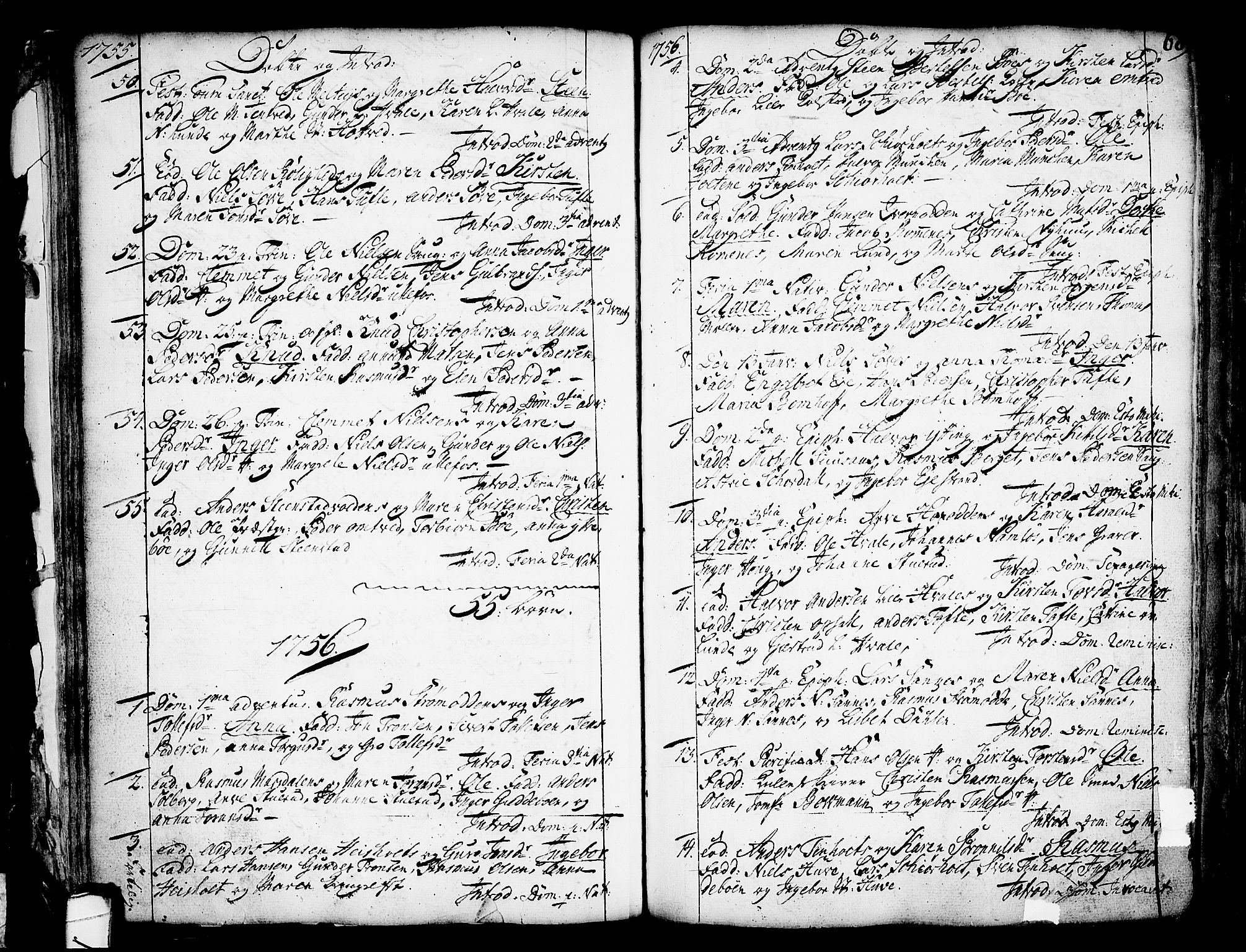 Holla kirkebøker, SAKO/A-272/F/Fa/L0001: Parish register (official) no. 1, 1717-1779, p. 68