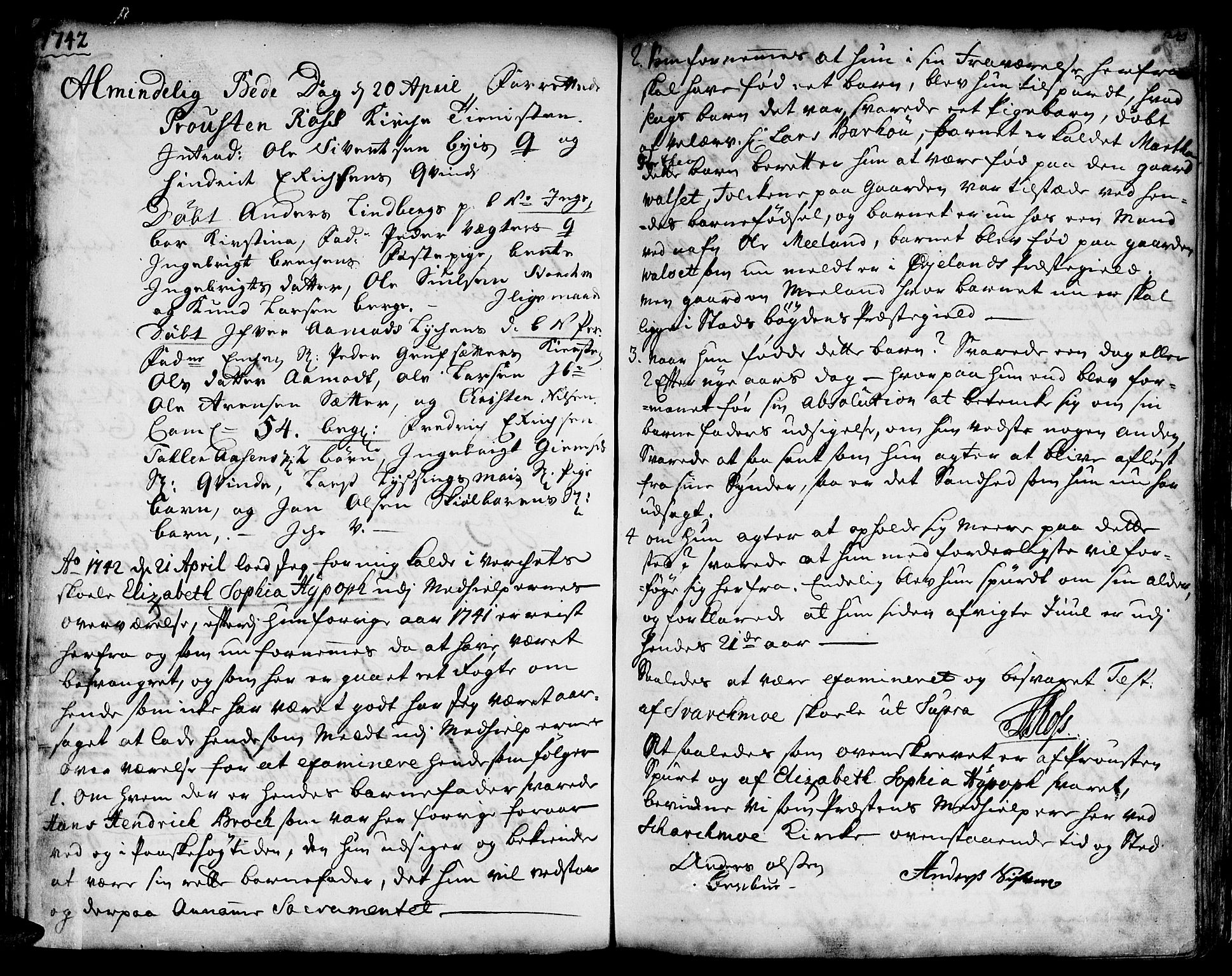 Ministerialprotokoller, klokkerbøker og fødselsregistre - Sør-Trøndelag, SAT/A-1456/671/L0839: Parish register (official) no. 671A01, 1730-1755, p. 242-243