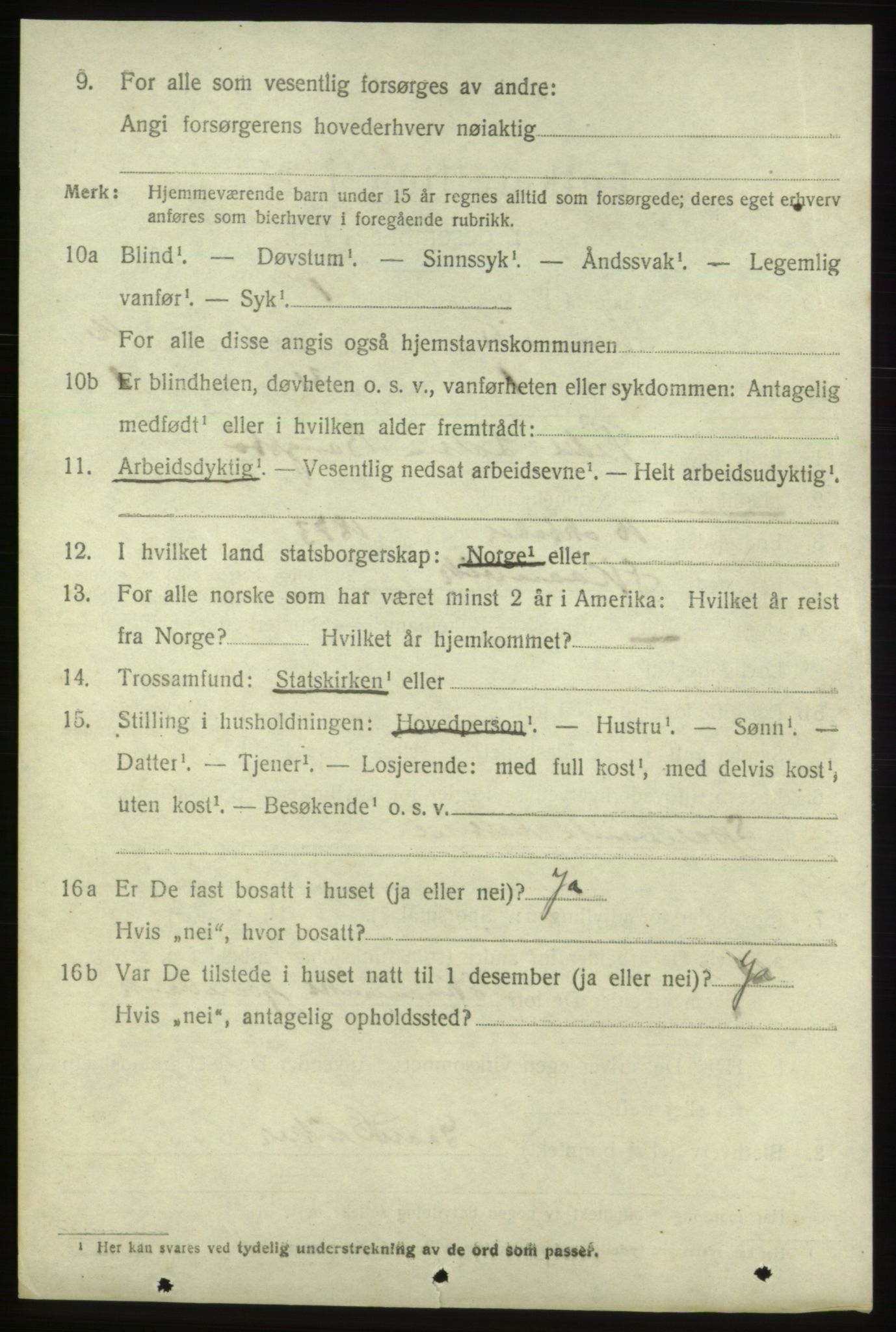 SAB, 1920 census for Skånevik, 1920, p. 6402