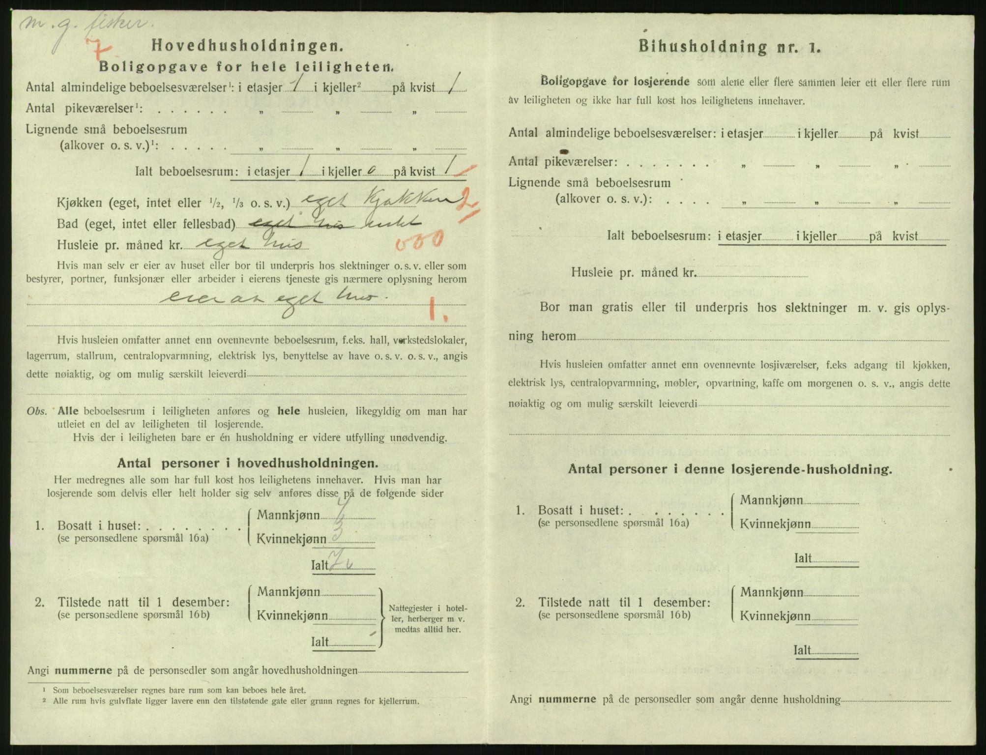 SAK, 1920 census for Risør, 1920, p. 1836