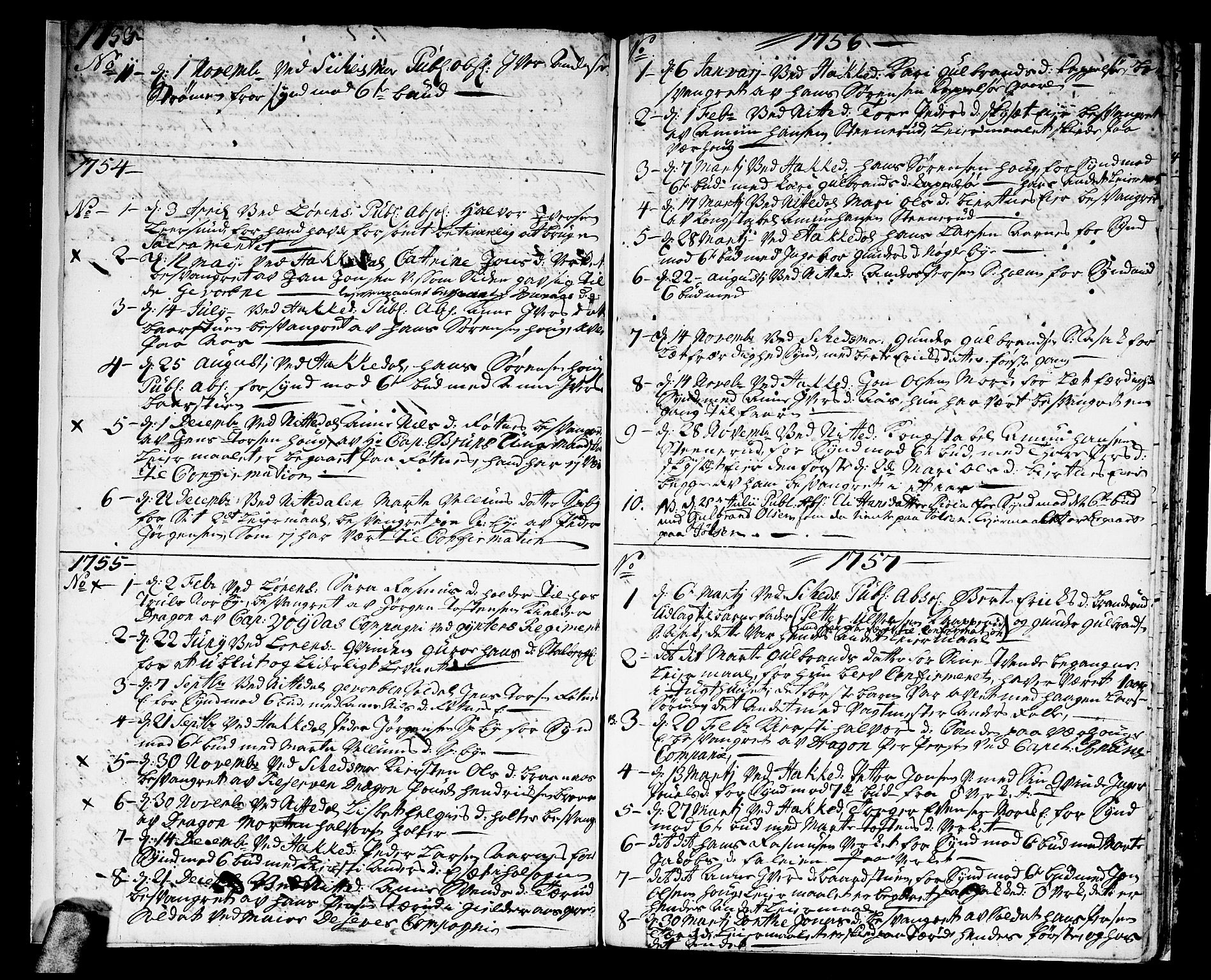Skedsmo prestekontor Kirkebøker, SAO/A-10033a/F/Fa/L0005: Parish register (official) no. I 5, 1737-1767
