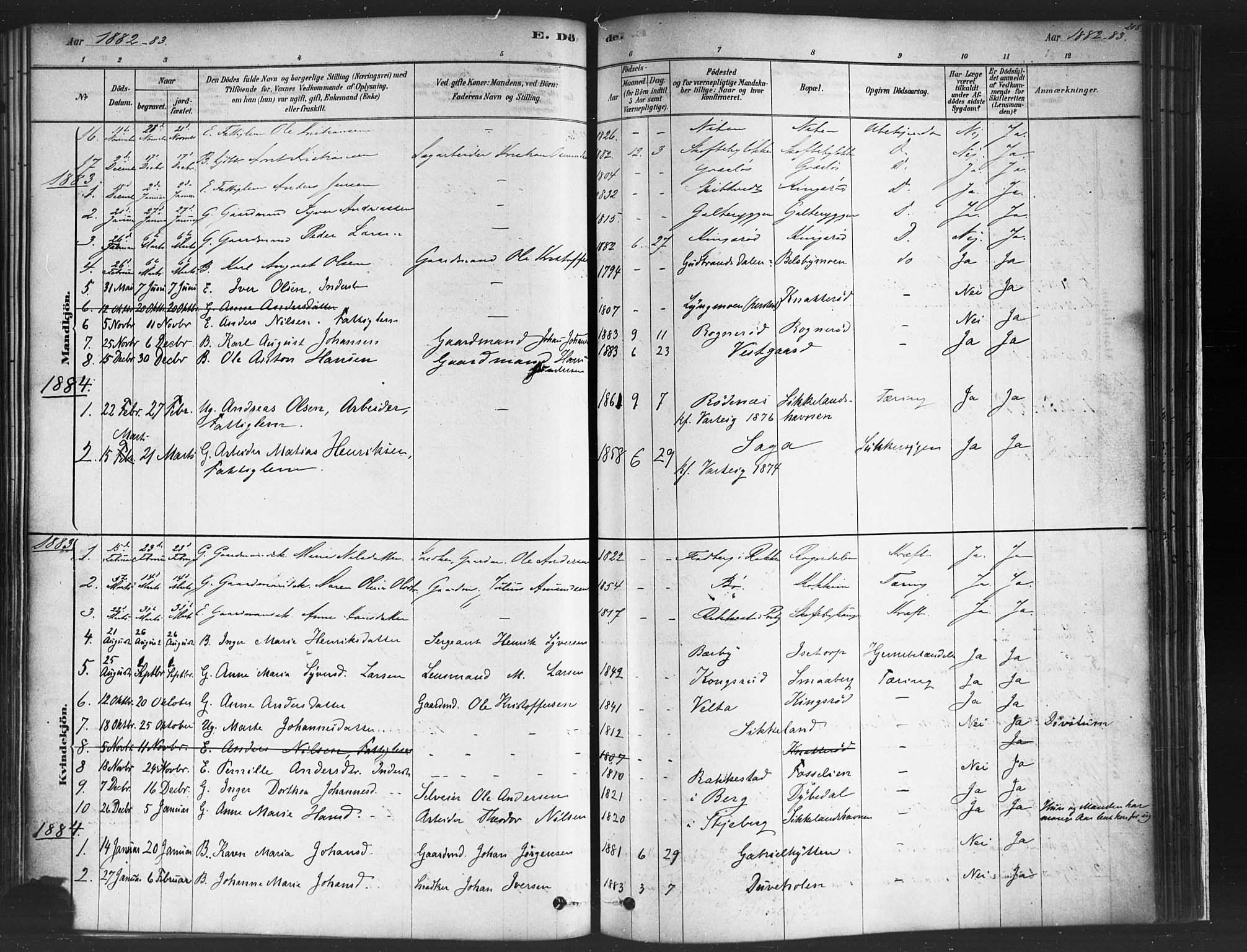 Varteig prestekontor Kirkebøker, SAO/A-10447a/F/Fa/L0002: Parish register (official) no. 2, 1878-1899, p. 208