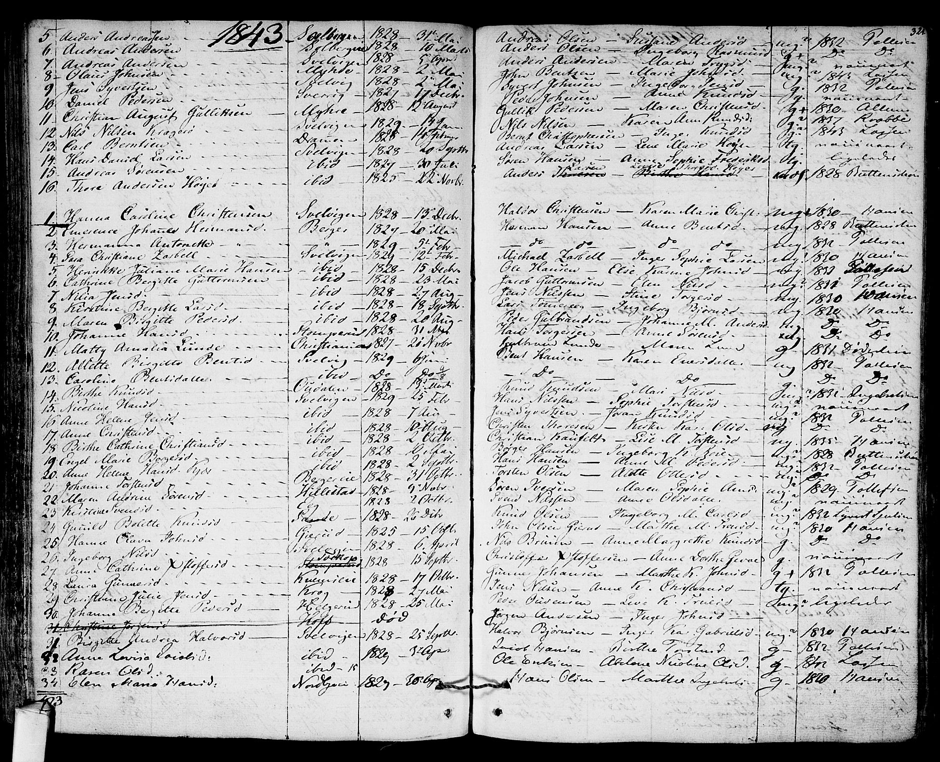 Hurum kirkebøker, AV/SAKO-A-229/F/Fa/L0010: Parish register (official) no. 10, 1827-1846, p. 321