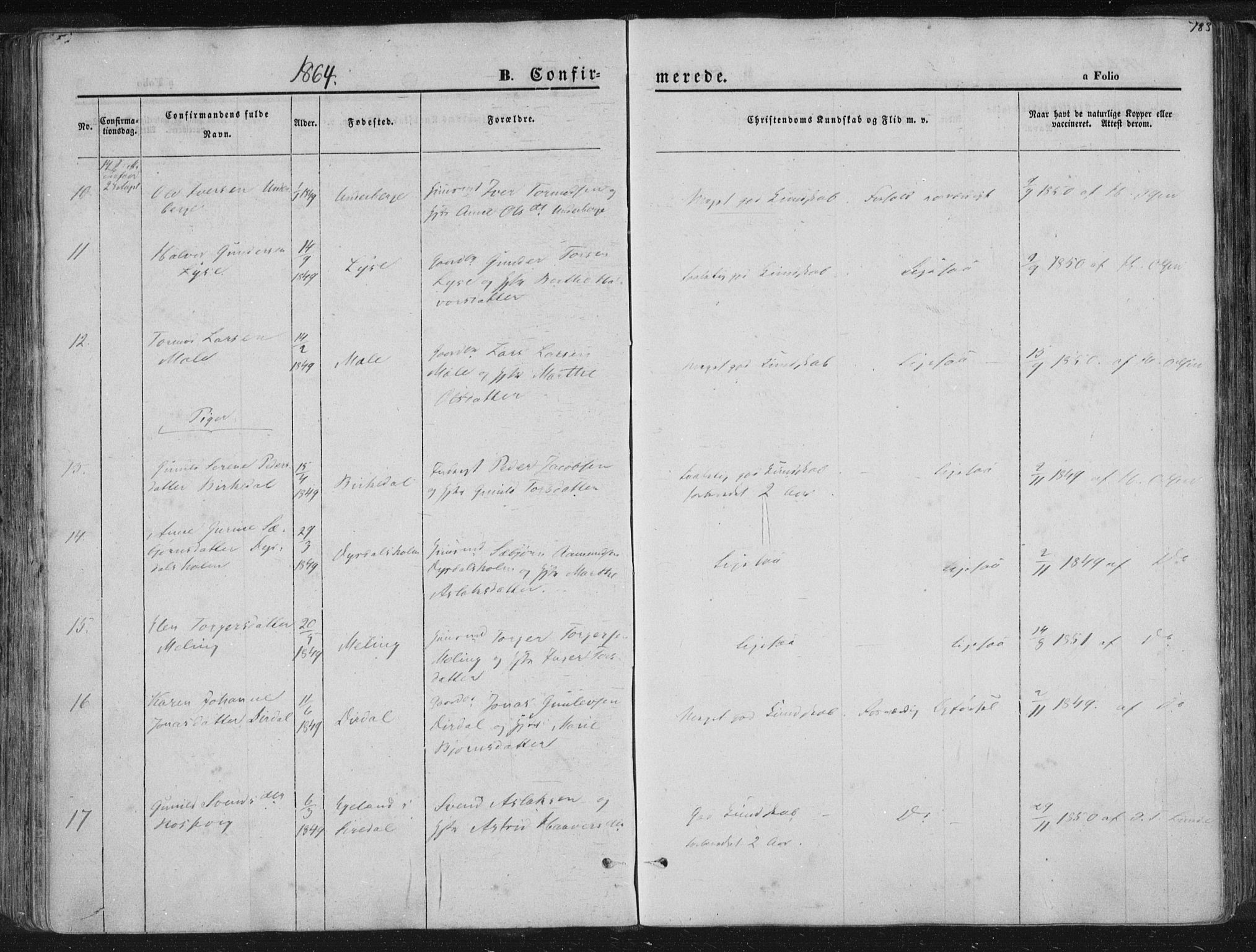 Høgsfjord sokneprestkontor, AV/SAST-A-101624/H/Ha/Haa/L0001: Parish register (official) no. A 1, 1854-1875, p. 183