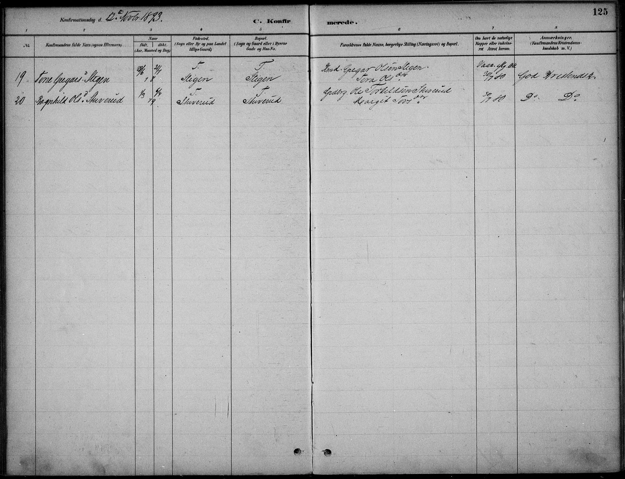 Hjartdal kirkebøker, SAKO/A-270/F/Fc/L0002: Parish register (official) no. III 2, 1880-1936, p. 125