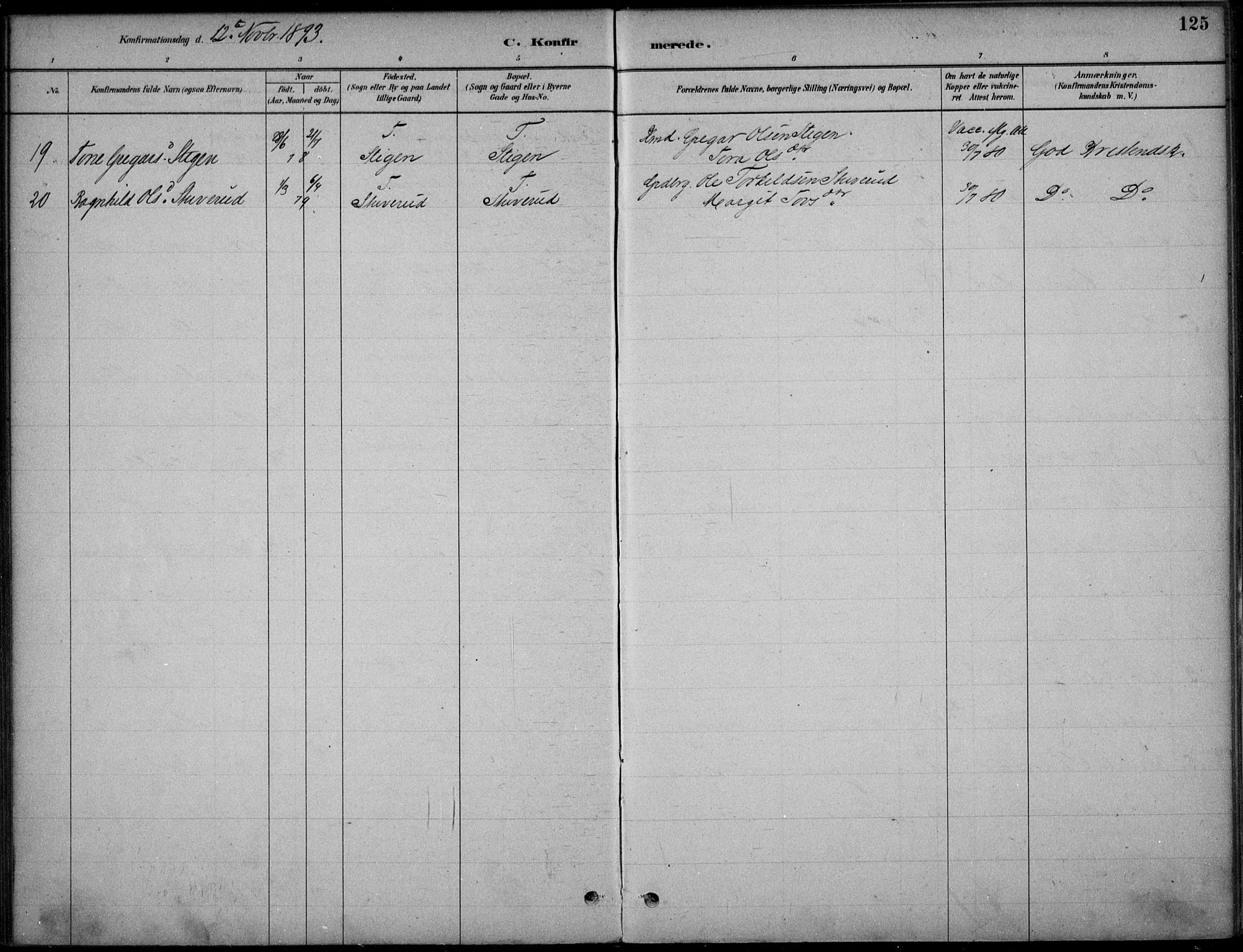 Hjartdal kirkebøker, AV/SAKO-A-270/F/Fc/L0002: Parish register (official) no. III 2, 1880-1936, p. 125