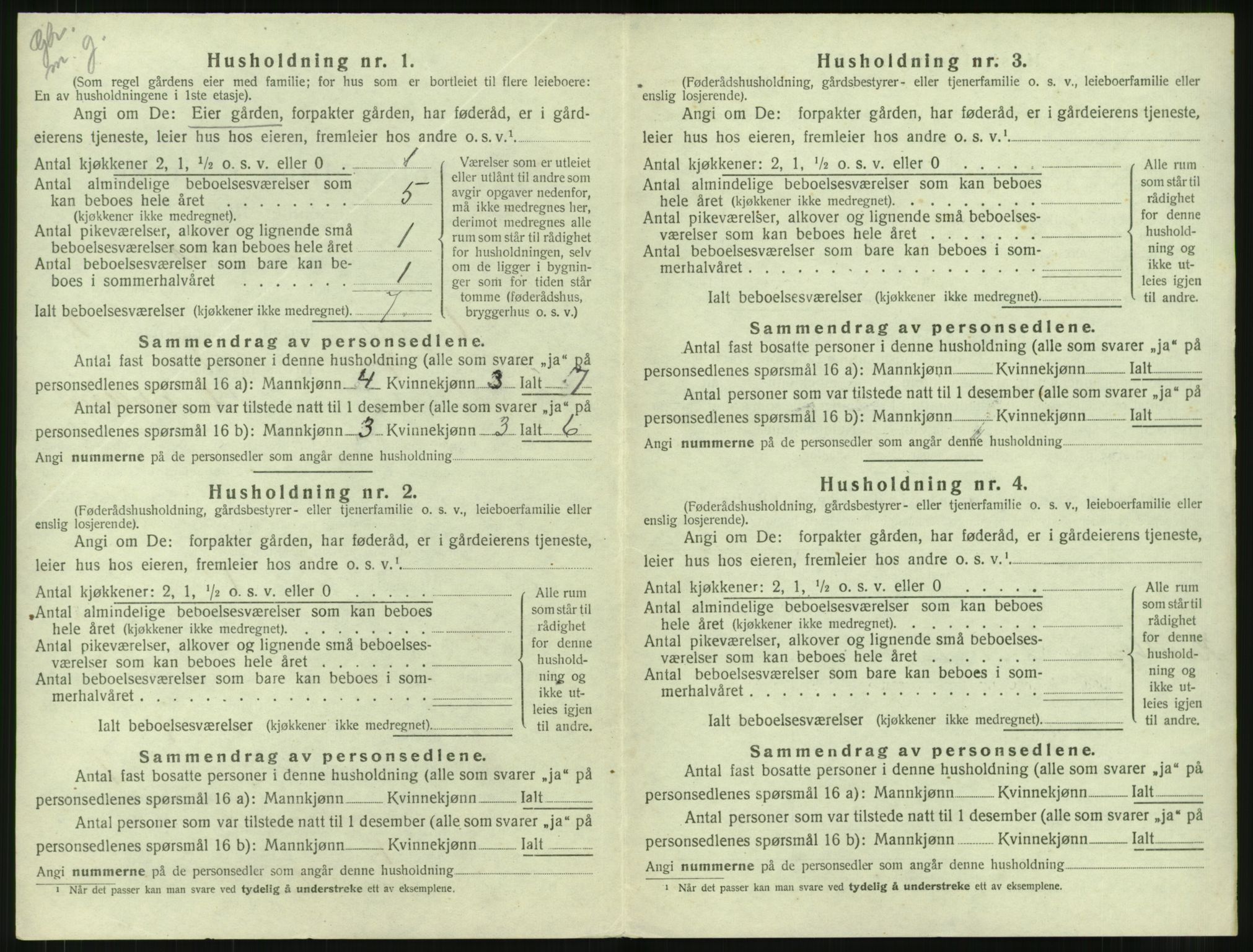 SAT, 1920 census for Vigra, 1920, p. 85