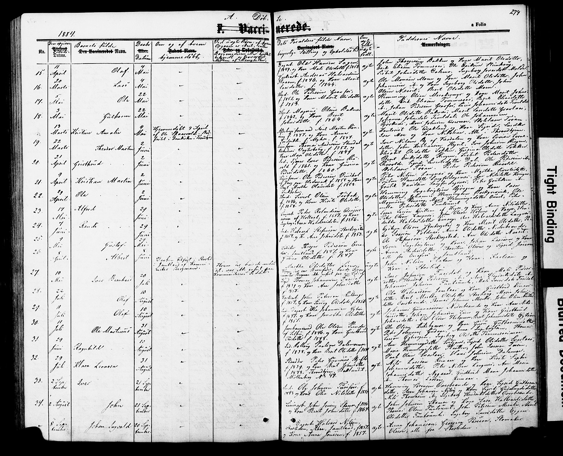 Ministerialprotokoller, klokkerbøker og fødselsregistre - Nord-Trøndelag, SAT/A-1458/706/L0049: Parish register (copy) no. 706C01, 1864-1895, p. 274