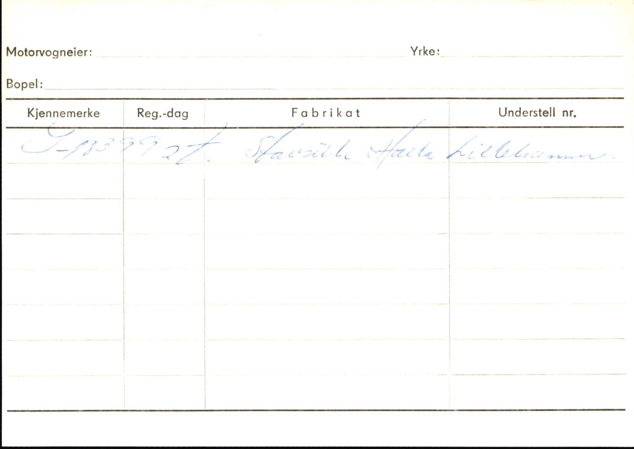 Statens vegvesen, Sogn og Fjordane vegkontor, AV/SAB-A-5301/4/F/L0145: Registerkort Vågsøy S-Å. Årdal I-P, 1945-1975, p. 1442