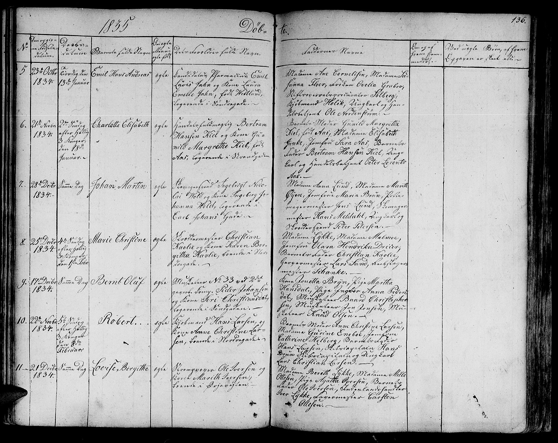 Ministerialprotokoller, klokkerbøker og fødselsregistre - Sør-Trøndelag, AV/SAT-A-1456/602/L0108: Parish register (official) no. 602A06, 1821-1839, p. 136