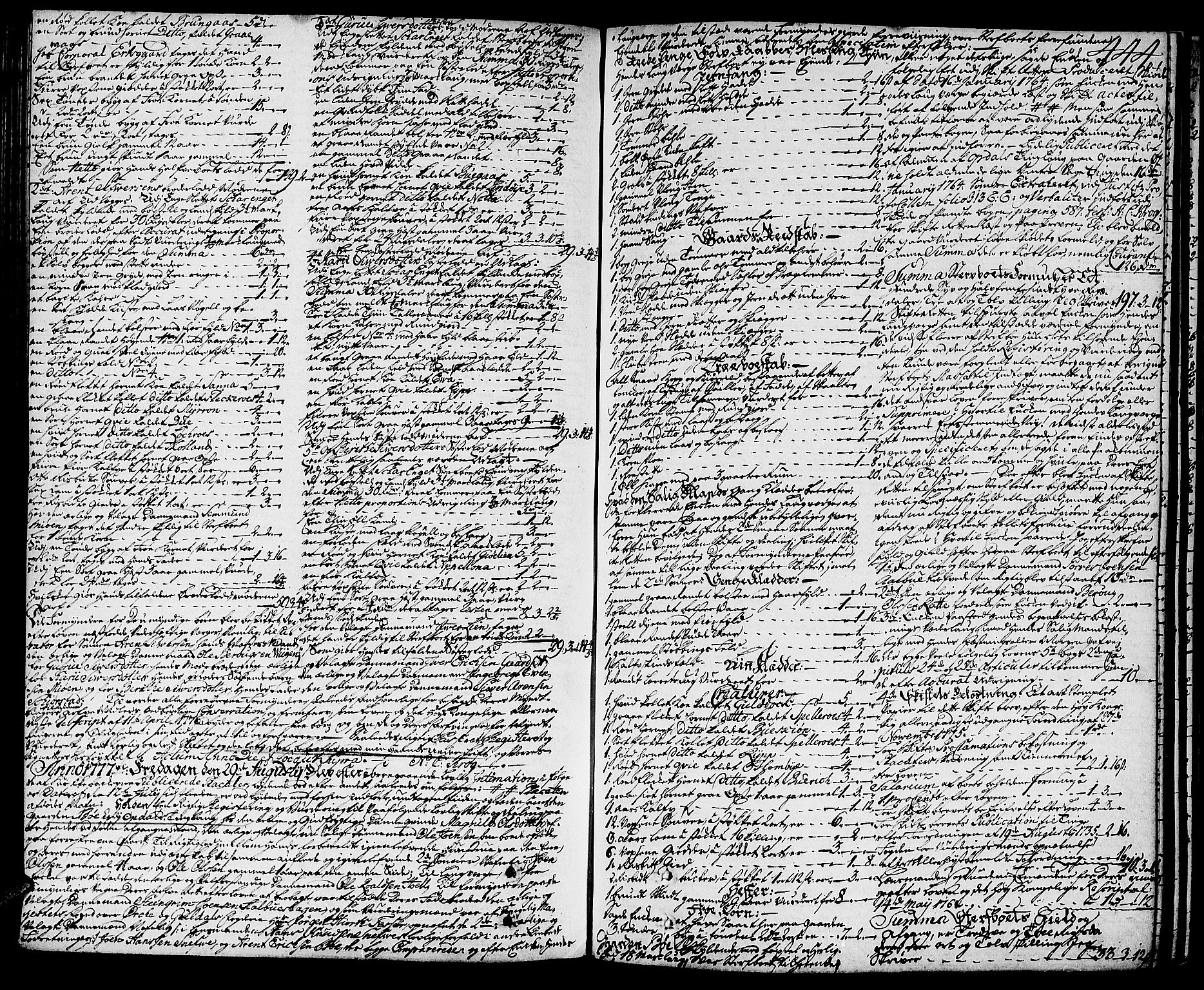 Orkdal sorenskriveri, SAT/A-4169/1/3/3Aa/L0007: Skifteprotokoller, 1767-1782, p. 443b-444a