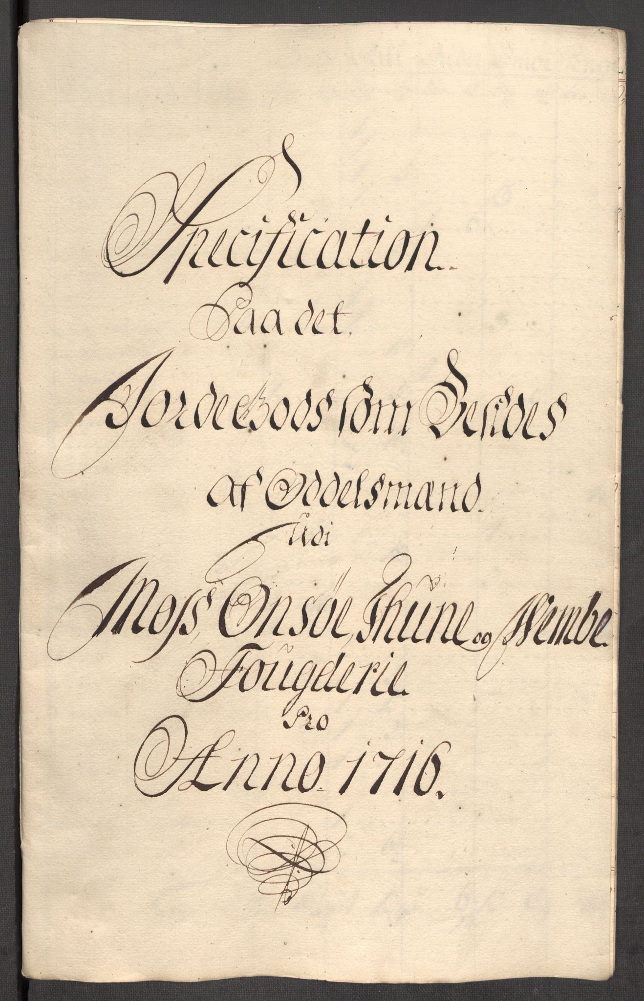 Rentekammeret inntil 1814, Reviderte regnskaper, Fogderegnskap, RA/EA-4092/R04/L0140: Fogderegnskap Moss, Onsøy, Tune, Veme og Åbygge, 1715-1716, p. 405