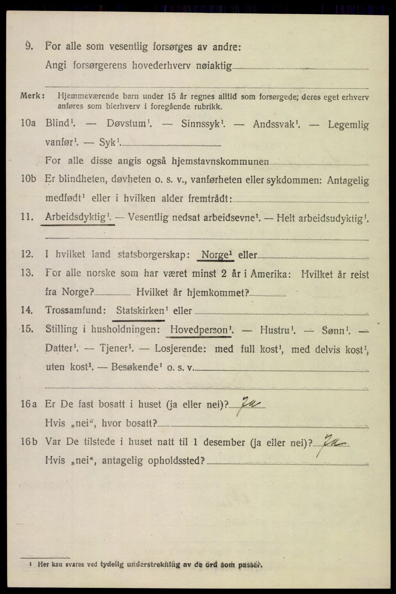 SAH, 1920 census for Sør-Aurdal, 1920, p. 5210