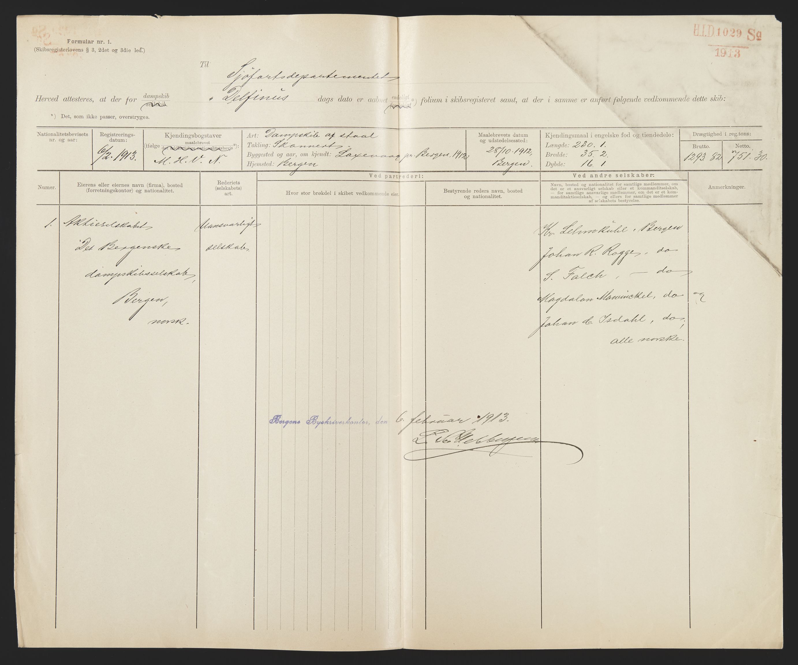 Sjøfartsdirektoratet med forløpere, skipsmapper slettede skip, AV/RA-S-4998/F/Fa/L0236: --, 1866-1926, p. 99