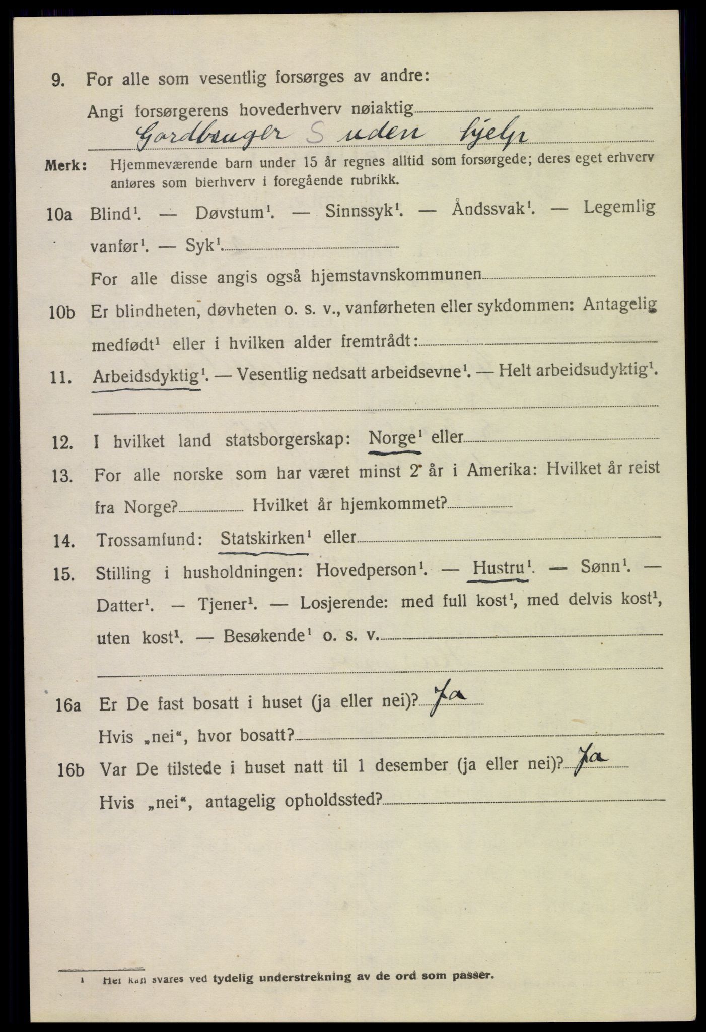 SAK, 1920 census for Kvås, 1920, p. 1505