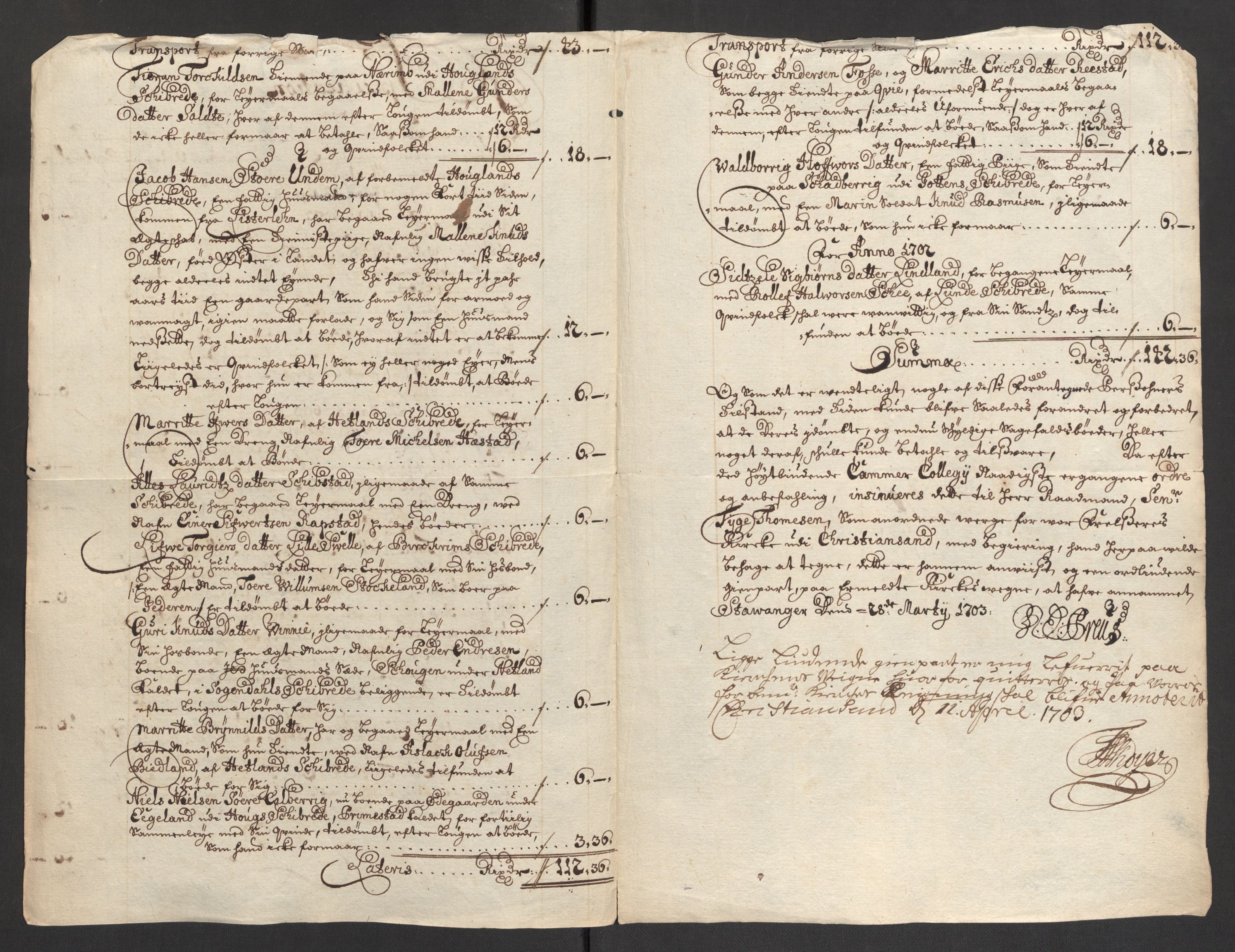 Rentekammeret inntil 1814, Reviderte regnskaper, Fogderegnskap, AV/RA-EA-4092/R46/L2731: Fogderegnskap Jæren og Dalane, 1700-1702, p. 466