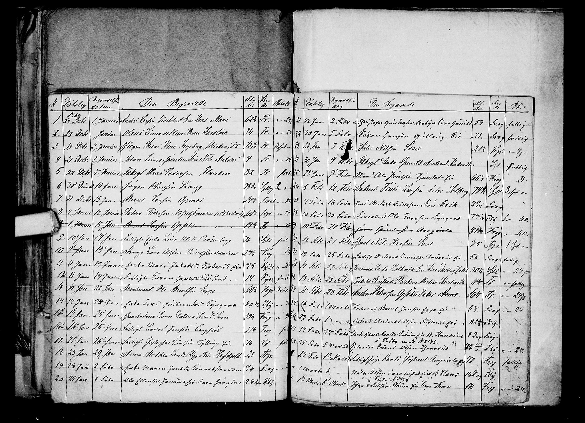 Lier kirkebøker, AV/SAKO-A-230/G/Ga/L0003: Parish register (copy) no. I 3, 1861-1873