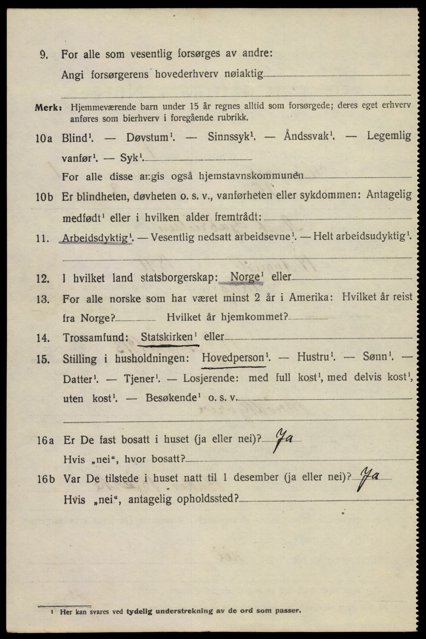 SAKO, 1920 census for Hønefoss, 1920, p. 2827