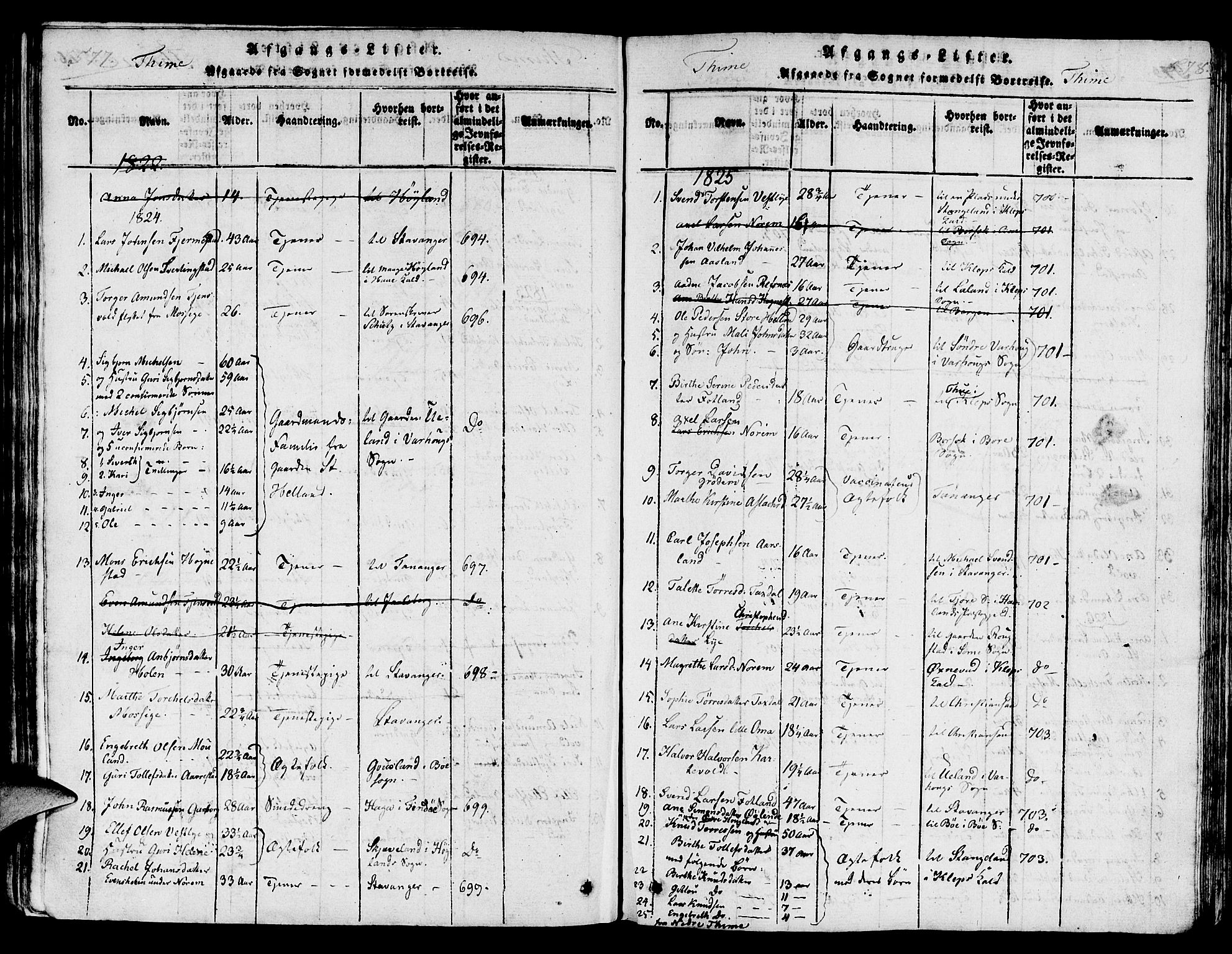 Lye sokneprestkontor, SAST/A-101794/001/30/30BA/L0003: Parish register (official) no. A 3 /1, 1816-1826, p. 517-518