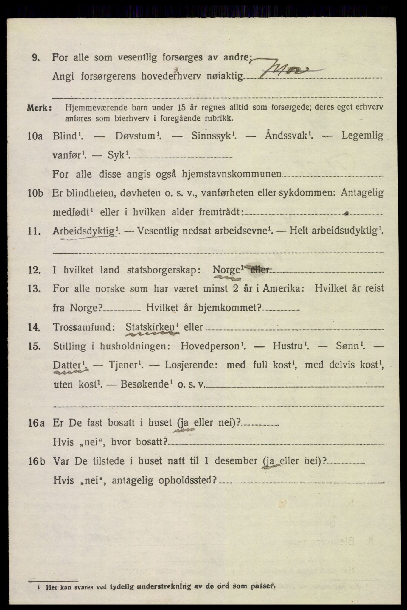 SAK, 1920 census for Flosta, 1920, p. 857