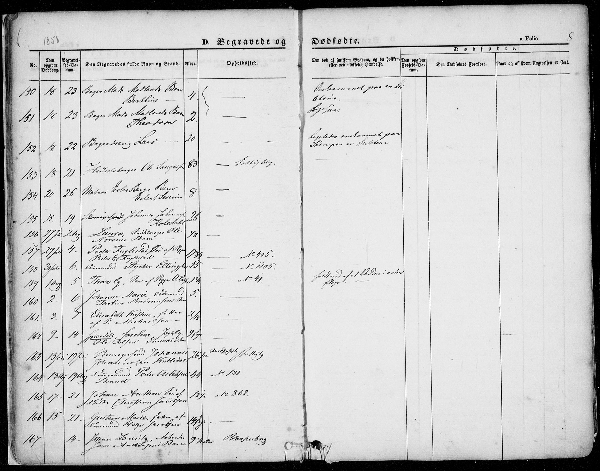 Domkirken sokneprestkontor, AV/SAST-A-101812/001/30/30BA/L0020: Parish register (official) no. A 19, 1858-1877, p. 8