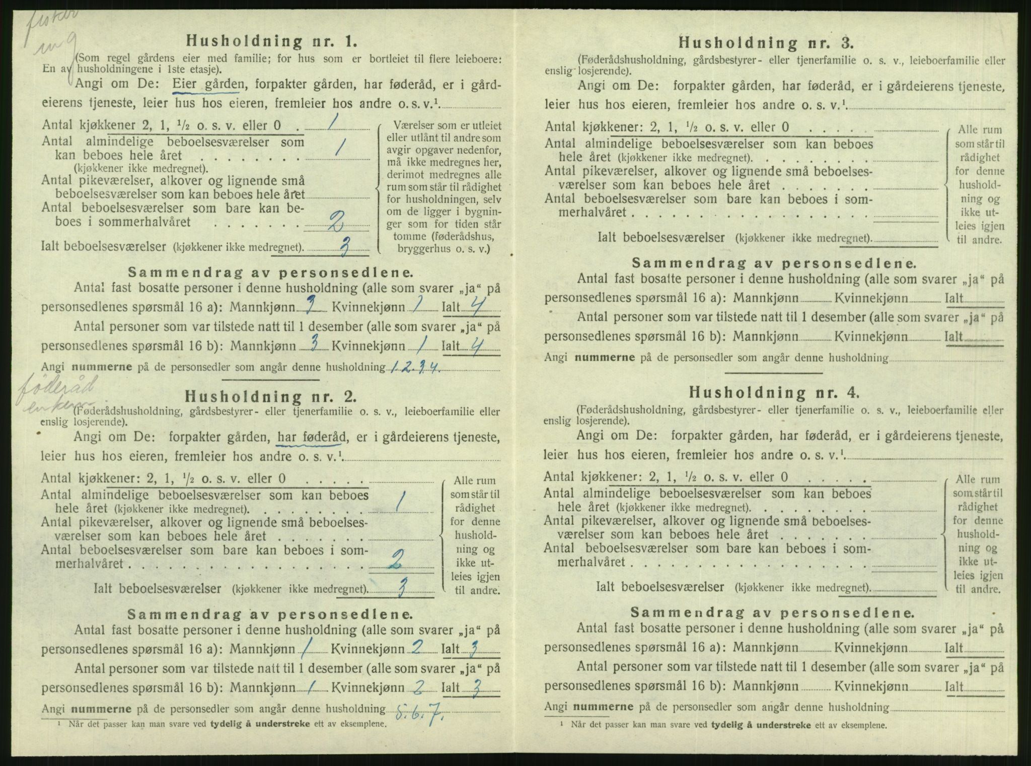 SAT, 1920 census for Brønnøy, 1920, p. 343