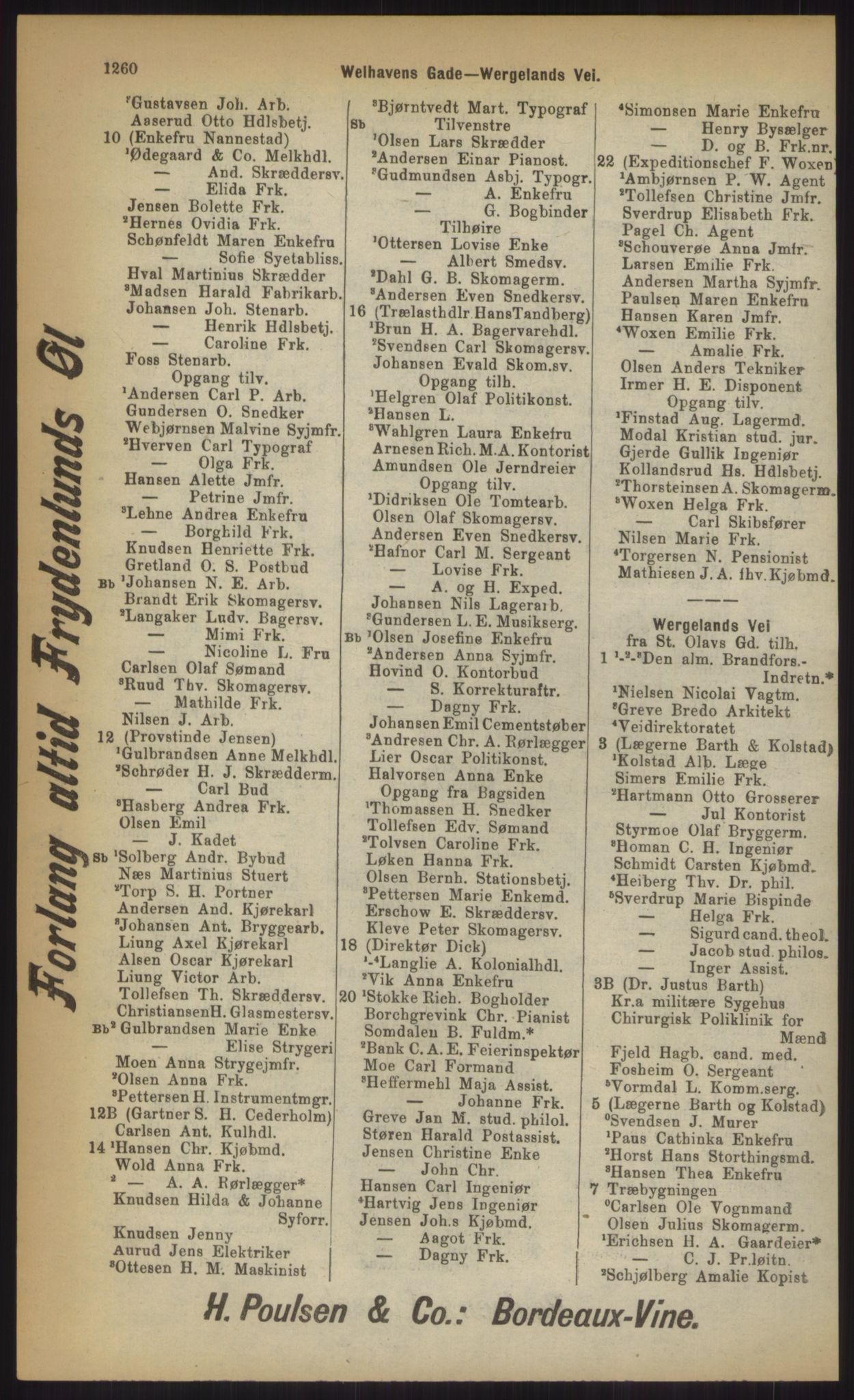 Kristiania/Oslo adressebok, PUBL/-, 1903, p. 1260