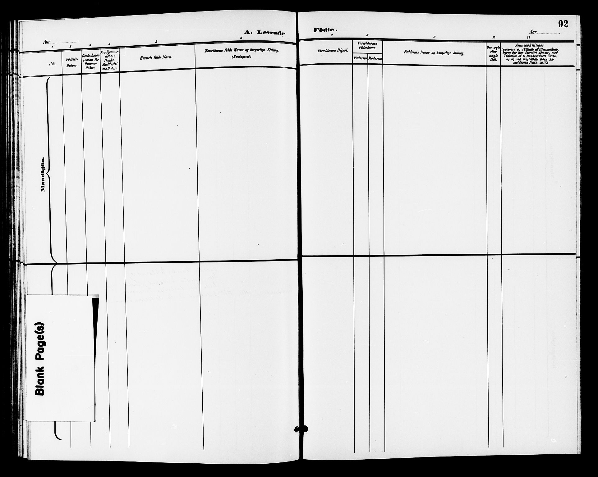 Lier kirkebøker, AV/SAKO-A-230/G/Gb/L0002: Parish register (copy) no. II 2, 1899-1911, p. 92