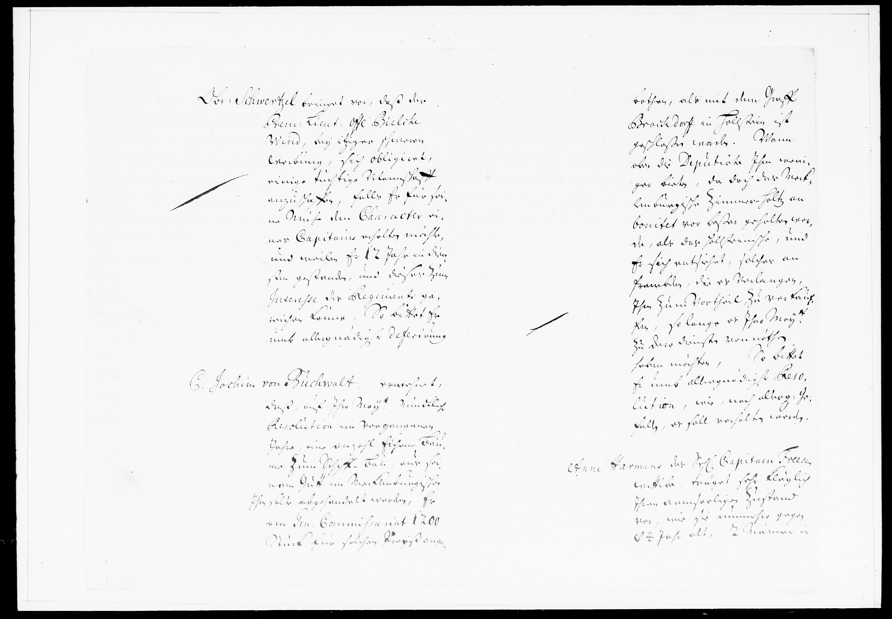 Krigskollegiet, Krigskancelliet, DRA/A-0006/-/0923-0928: Refererede sager, 1701, p. 294