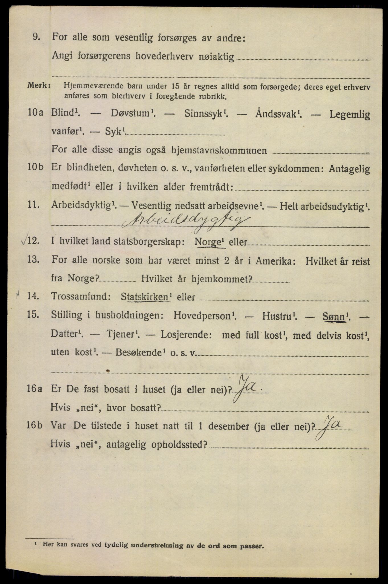 SAO, 1920 census for Kristiania, 1920, p. 442604